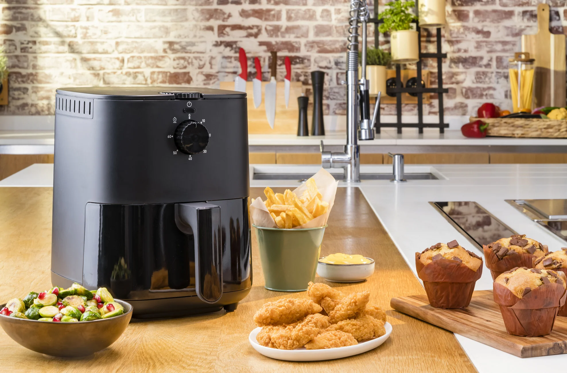 Tefal Easy Fry EY130815 Schwarz Heißluftfritteuse - 1030W, 0.6 L, Timer - Image 6