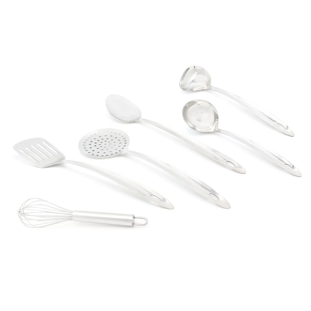 Edelstahl Küchenhelfer-Set 6-teilig für vielseitiges Kochen