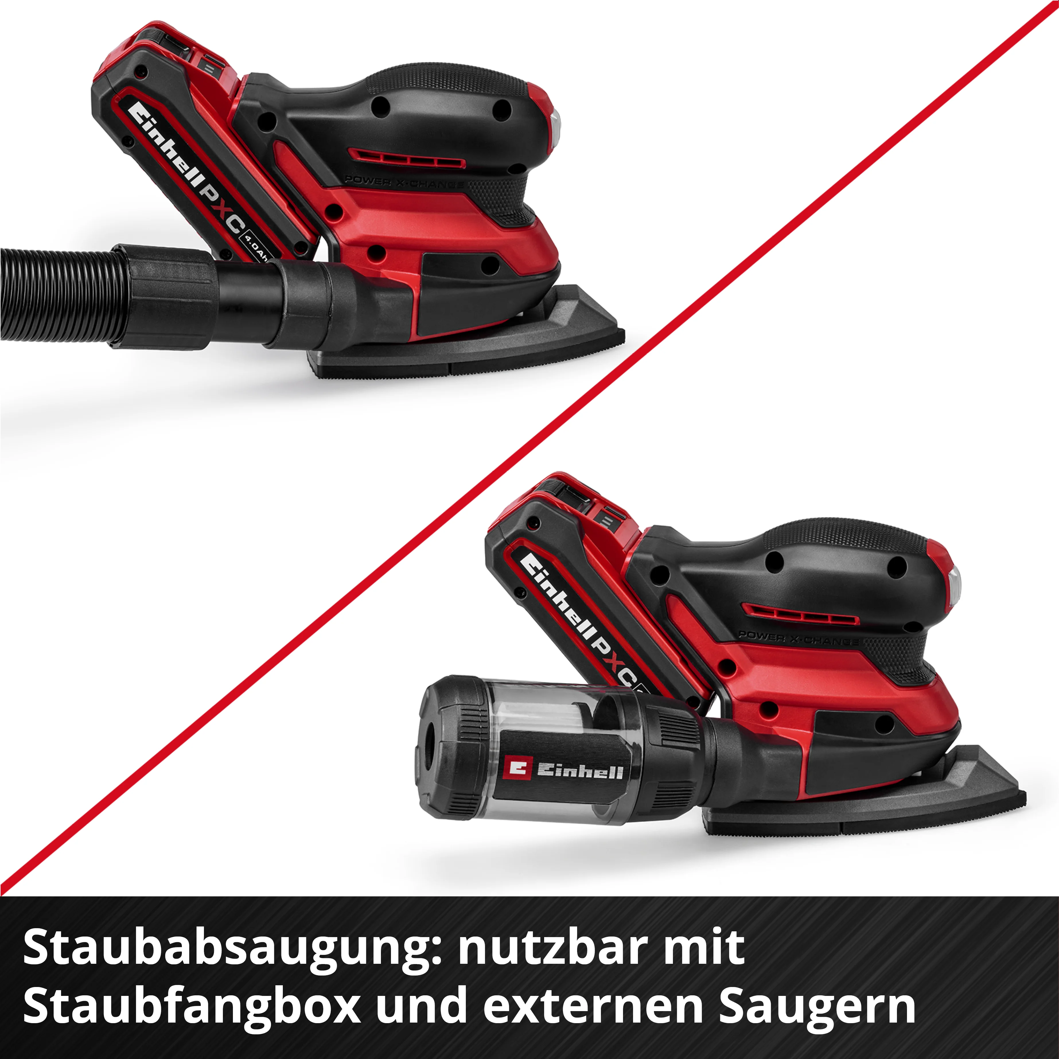 Einhell Akku-Multischleifer TE-OS 18/150-2 Li - Solo - Image 8