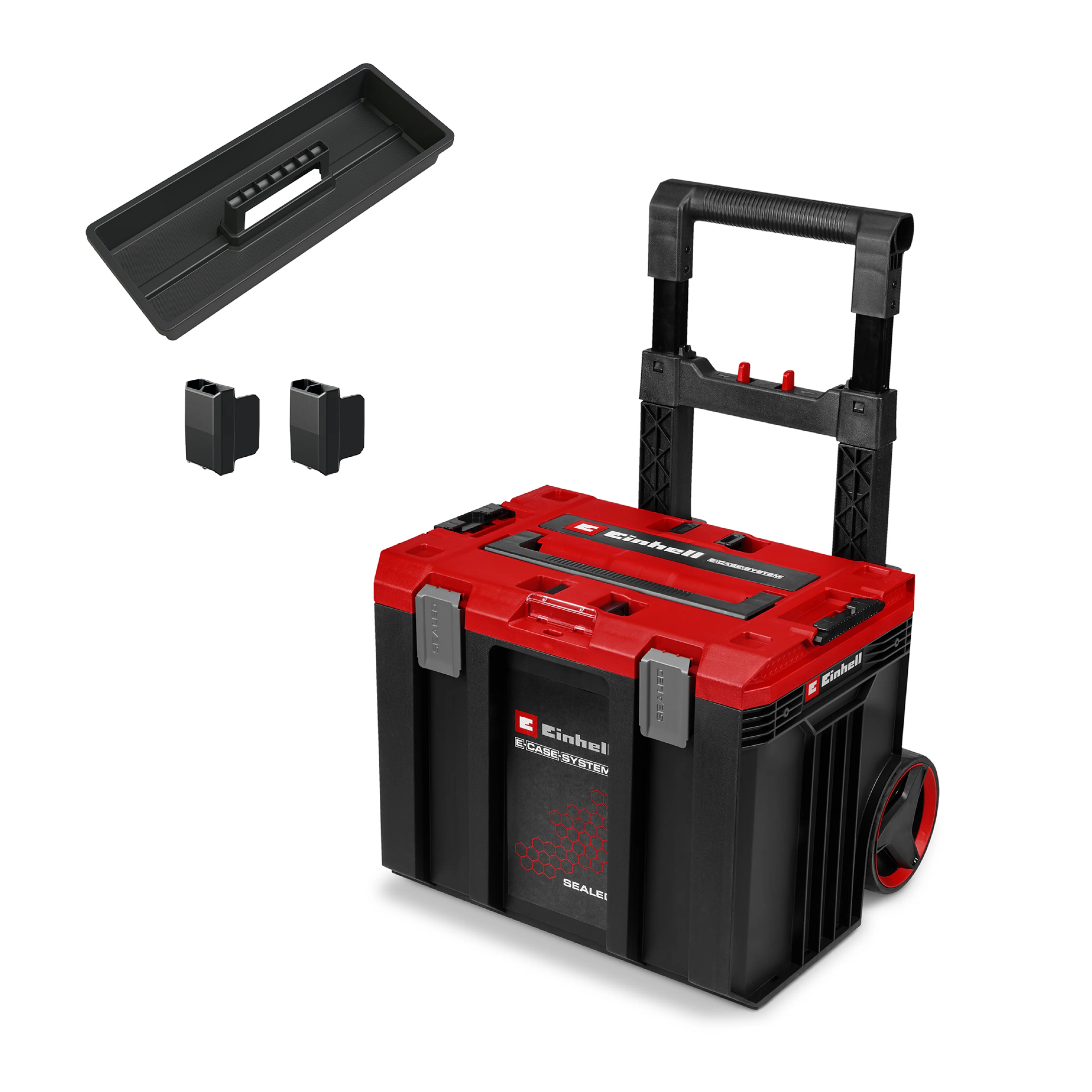 Einhell Systemkoffer E-Case L with wheels SEALED