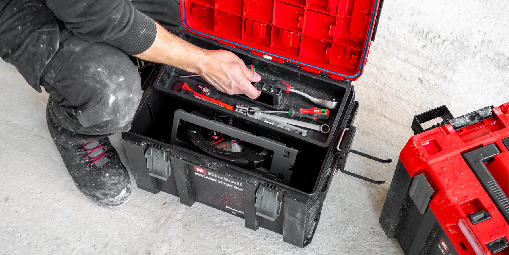 Einhell Systemkoffer E-Case M SEALED - Image 4