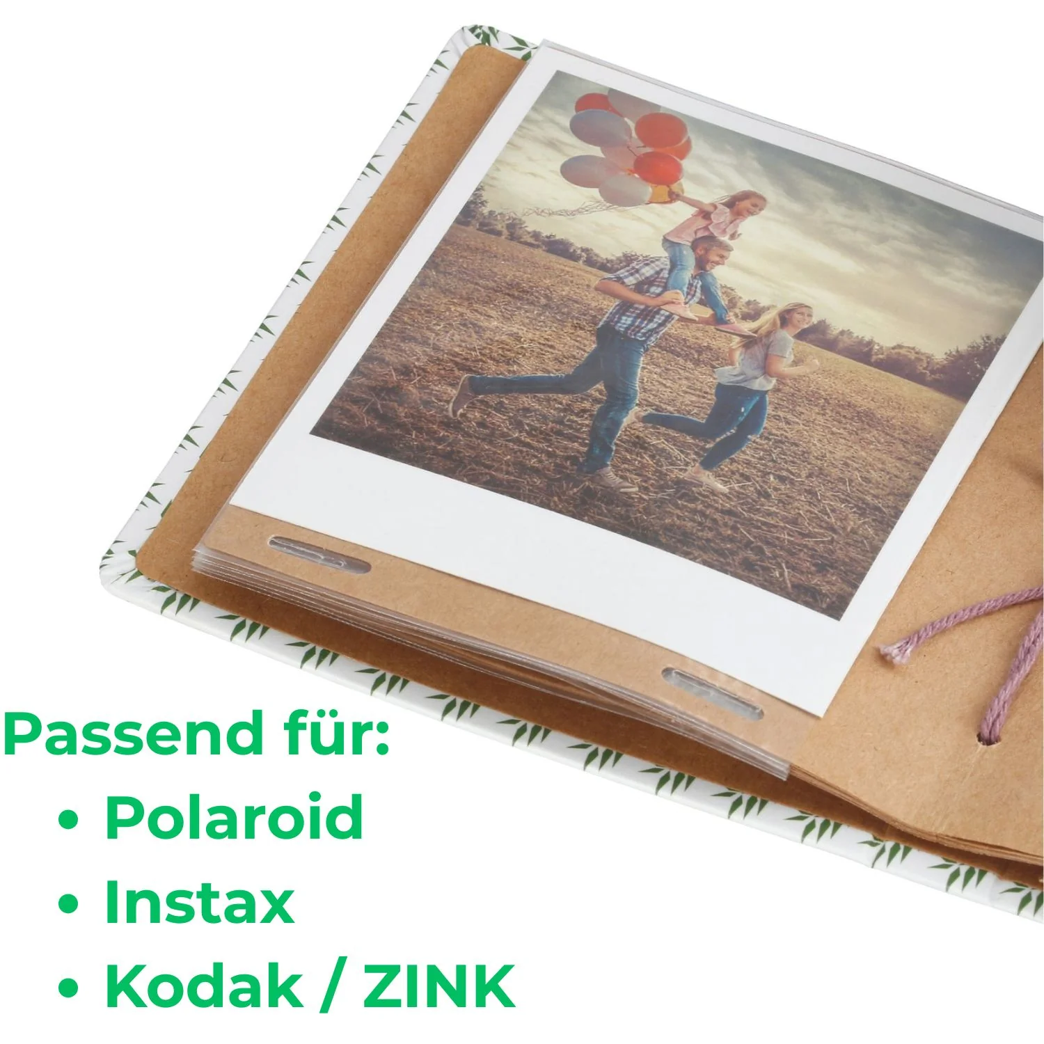 Einsteck-Album Fern für 28 Sofortbilder bis max. 8,9x10,8 cm - Image 2