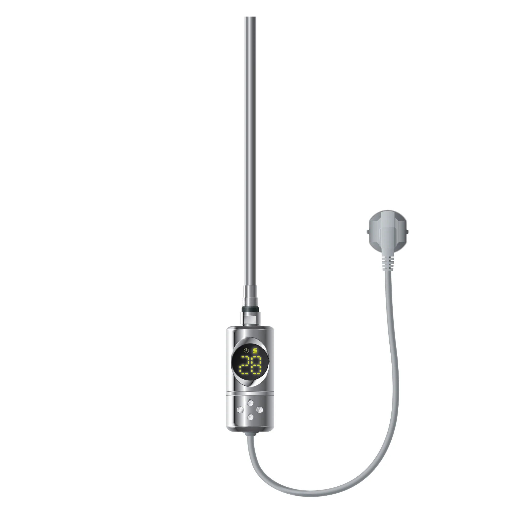 Elektrischer Badheizkörper Iron EM mit Heizstab 1200W Digital und Thermostat - Image 7