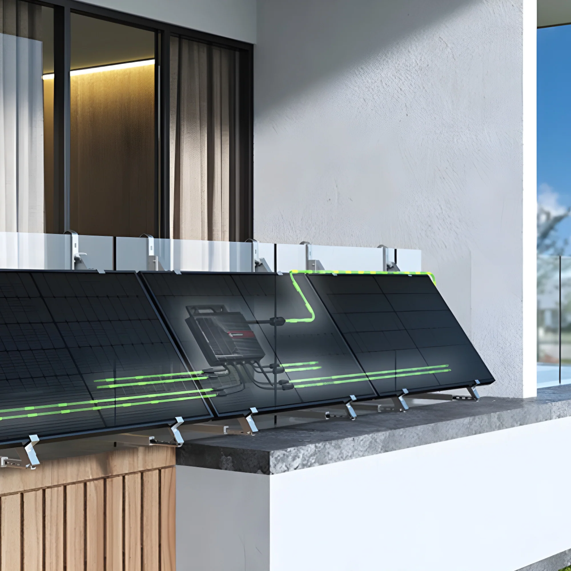 Envertech Micro-Wechselrichter EVT2000SE 2.000W mit 5 m AC-Anschlusskabel - Image 5