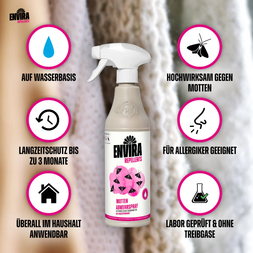 Envira Motten Abwehrspray mit Drucksprüher - Image 3