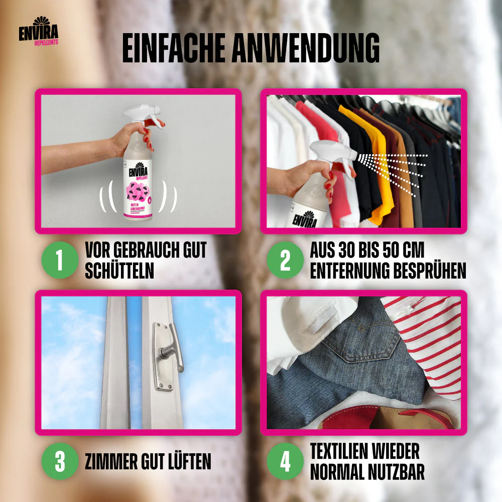 Envira Motten Abwehrspray mit Drucksprüher - Image 6