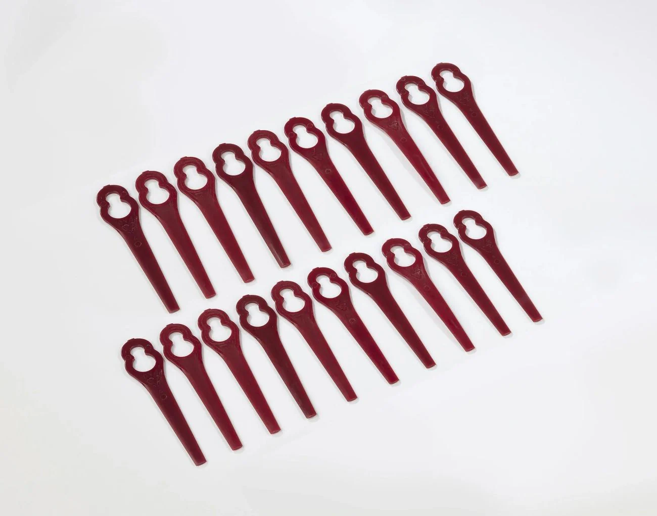Ersatzmesser für Akku-Rasentrimmer, gerade, Polyamid, 20 Stück - Image 2