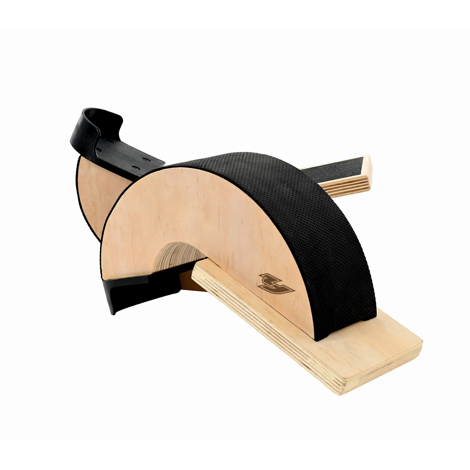 F2 Balance Board Stretch Boards Holz 33cm Natur/Schwarz - Image 4