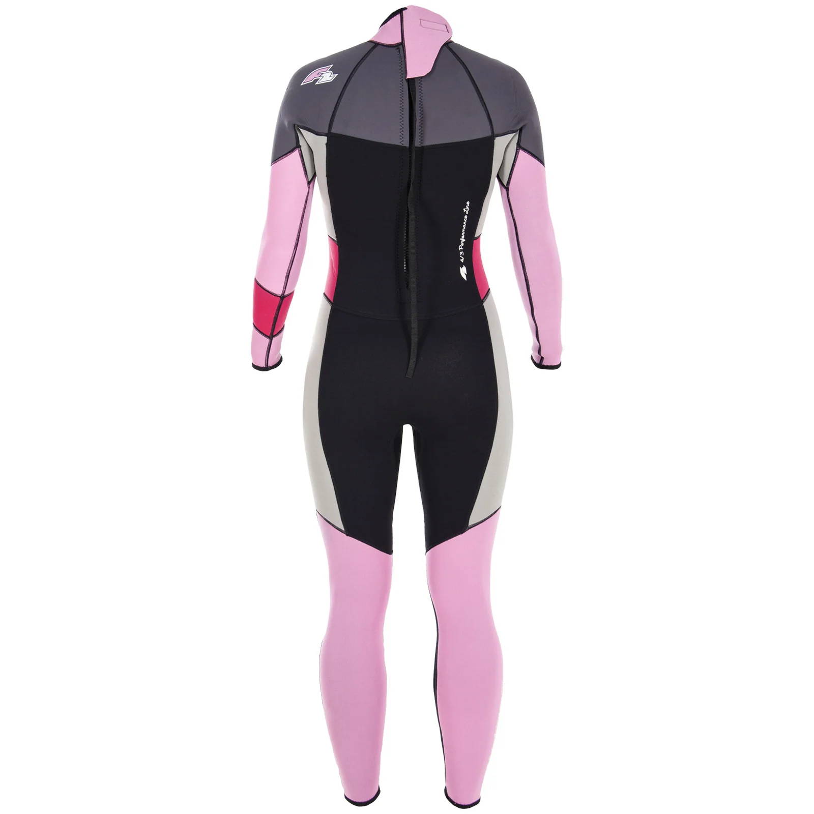 F2 Damen Neopren Anzug Gipsy - Full Suit 4/3 mm S Pink 2024/25 - Image 18