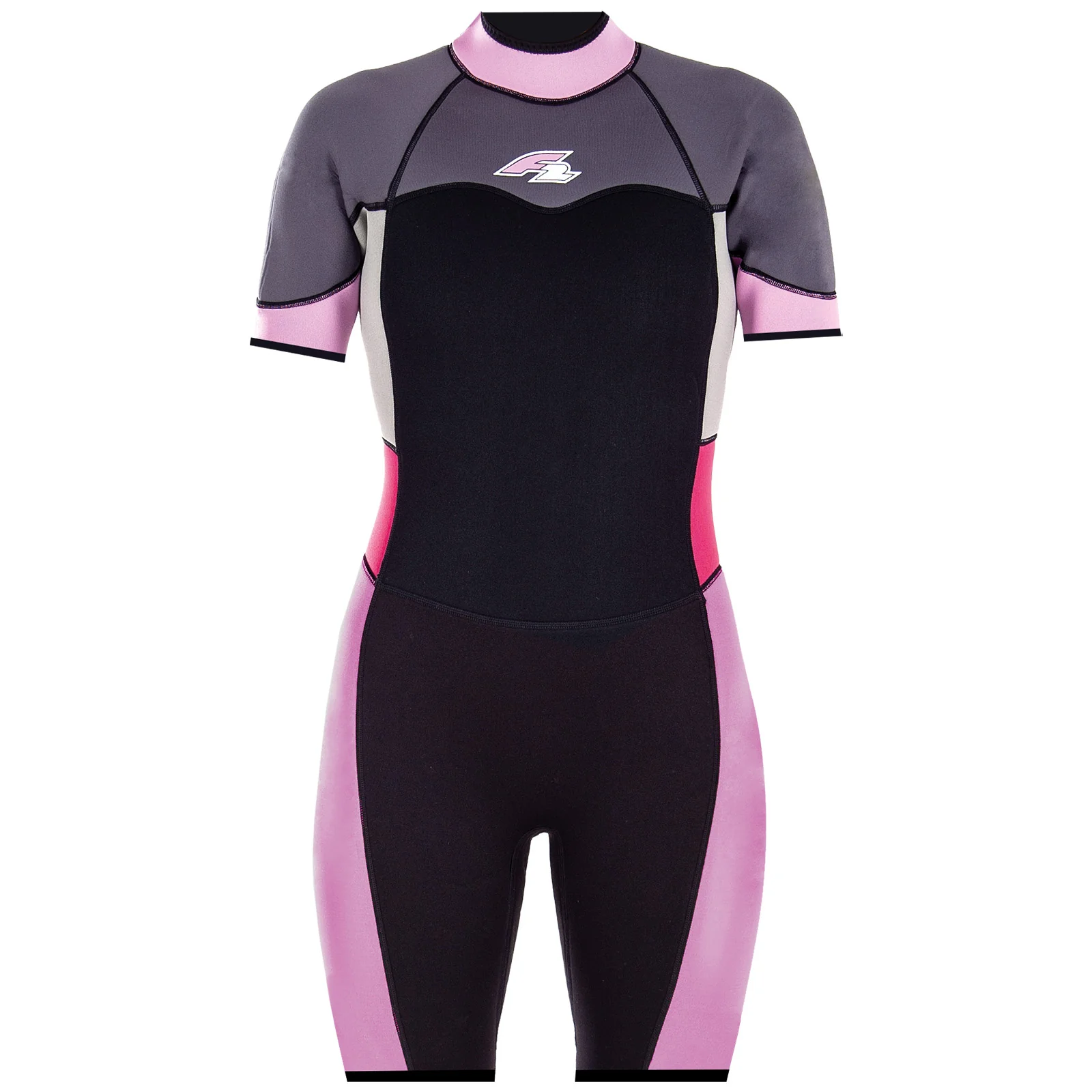 F2 Damen Neopren Anzug Gipsy - Shorty 3/2 mm   S Pink 2024/25 - Image 4