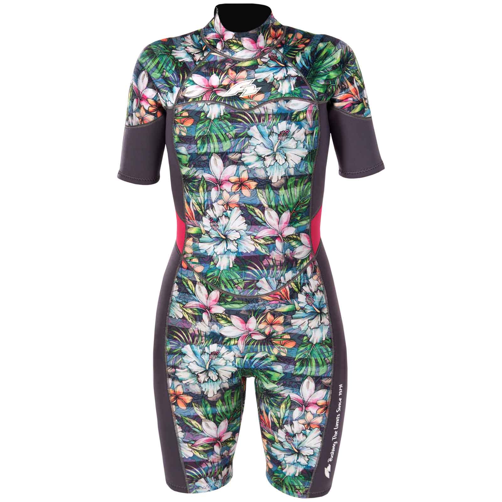 F2 Damen Neopren Anzug Happiness Shorty 3/2 mm XS Multicolor 2024/25