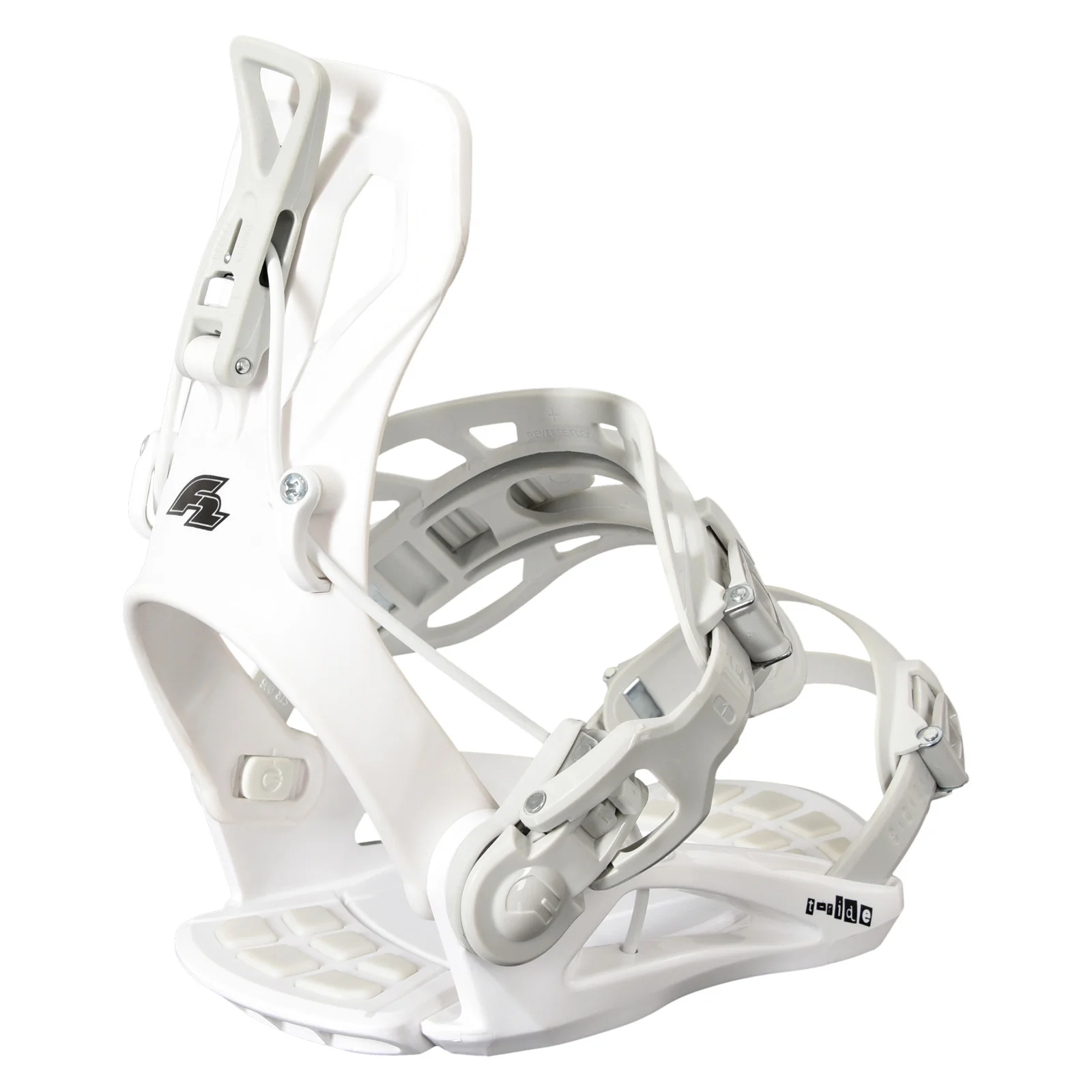 F2 Damen Snowboard Soft  Bindung T - Ride  M Weiss - Image 2