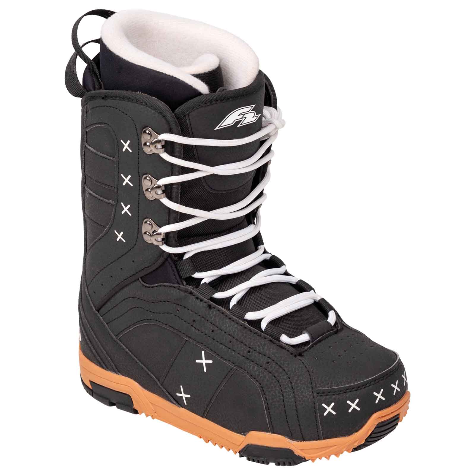 F2 Damen Snowboard Softboots Freedom  Gr. 39,5 (MP 25,5) Schwarz - Image 8