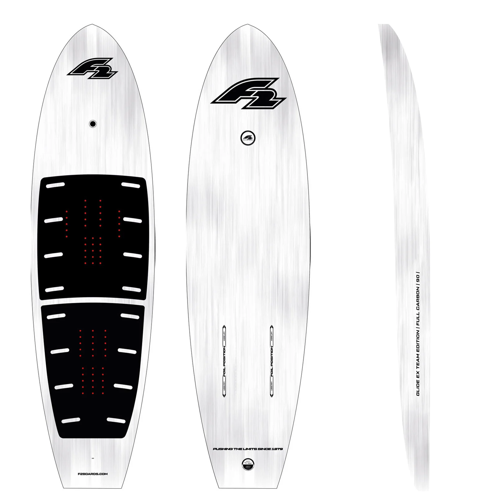 F2  Foil Board Glide Ex Team Edition Downwind Hardsup 115 l Grau - Image 9