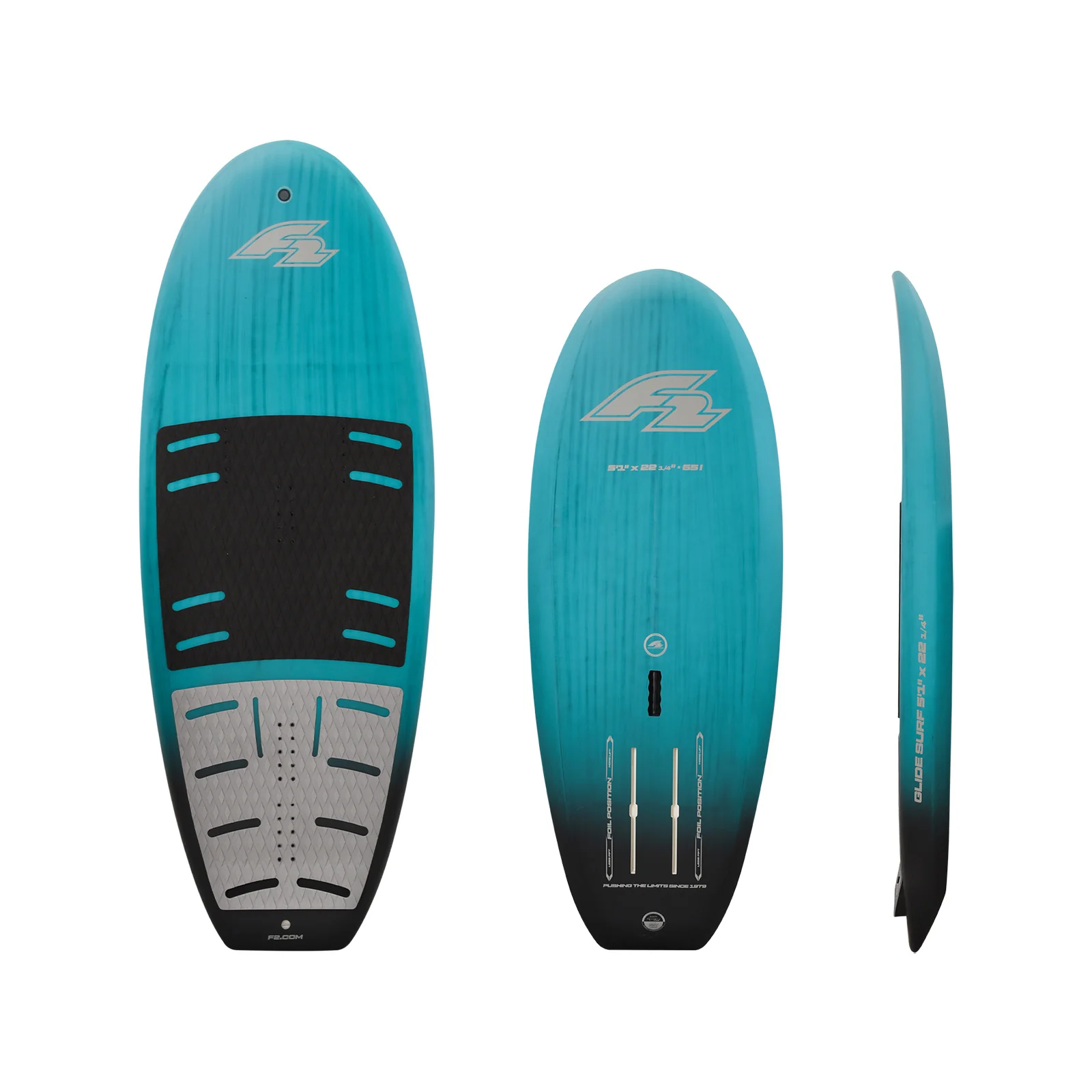 F2  Foil Board Glide Surf Team  45 l Türkis - Image 22