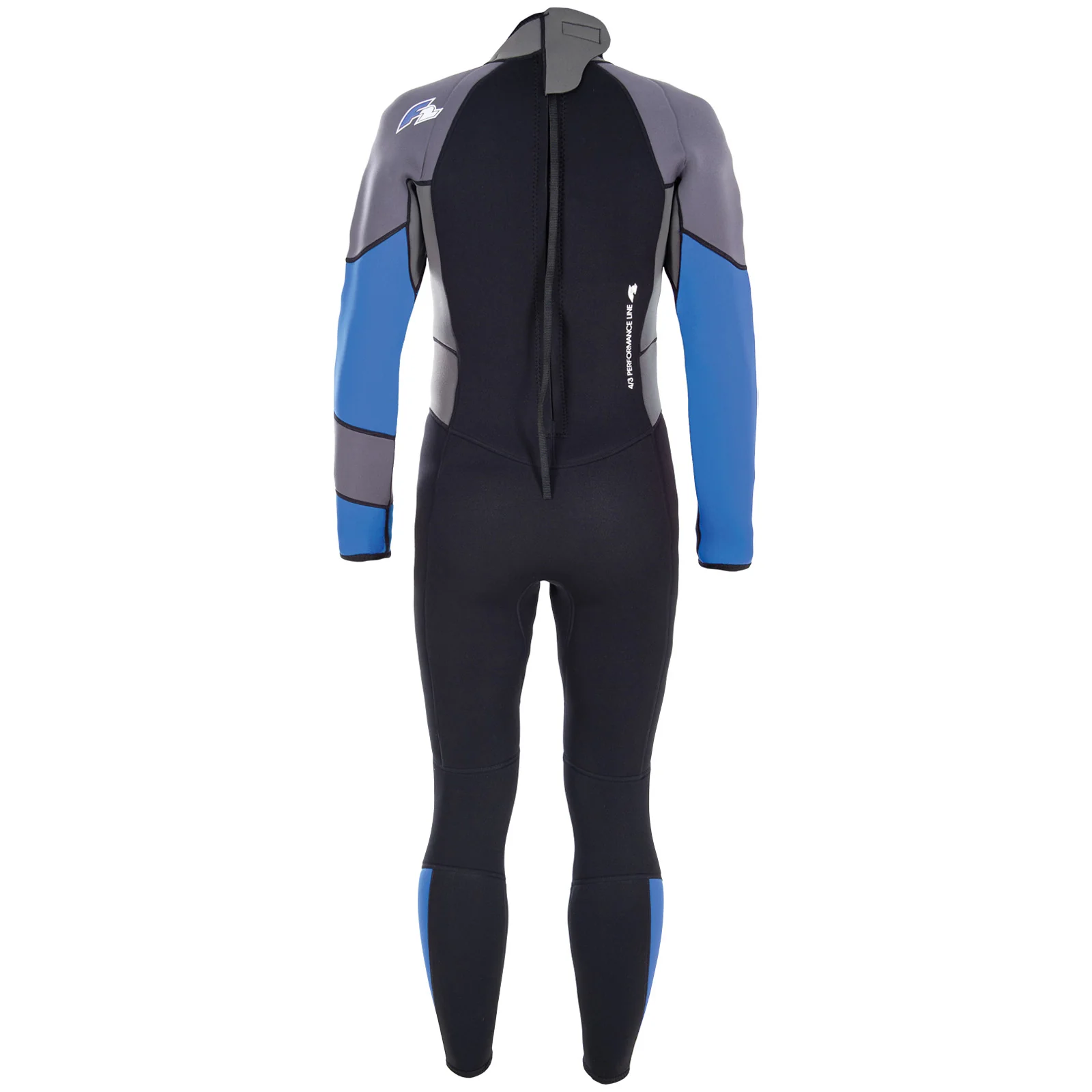F2 Herren Neopren Anzug Rebel - Full Suit 4/3 mm XL Blau 2024/25 - Image 14