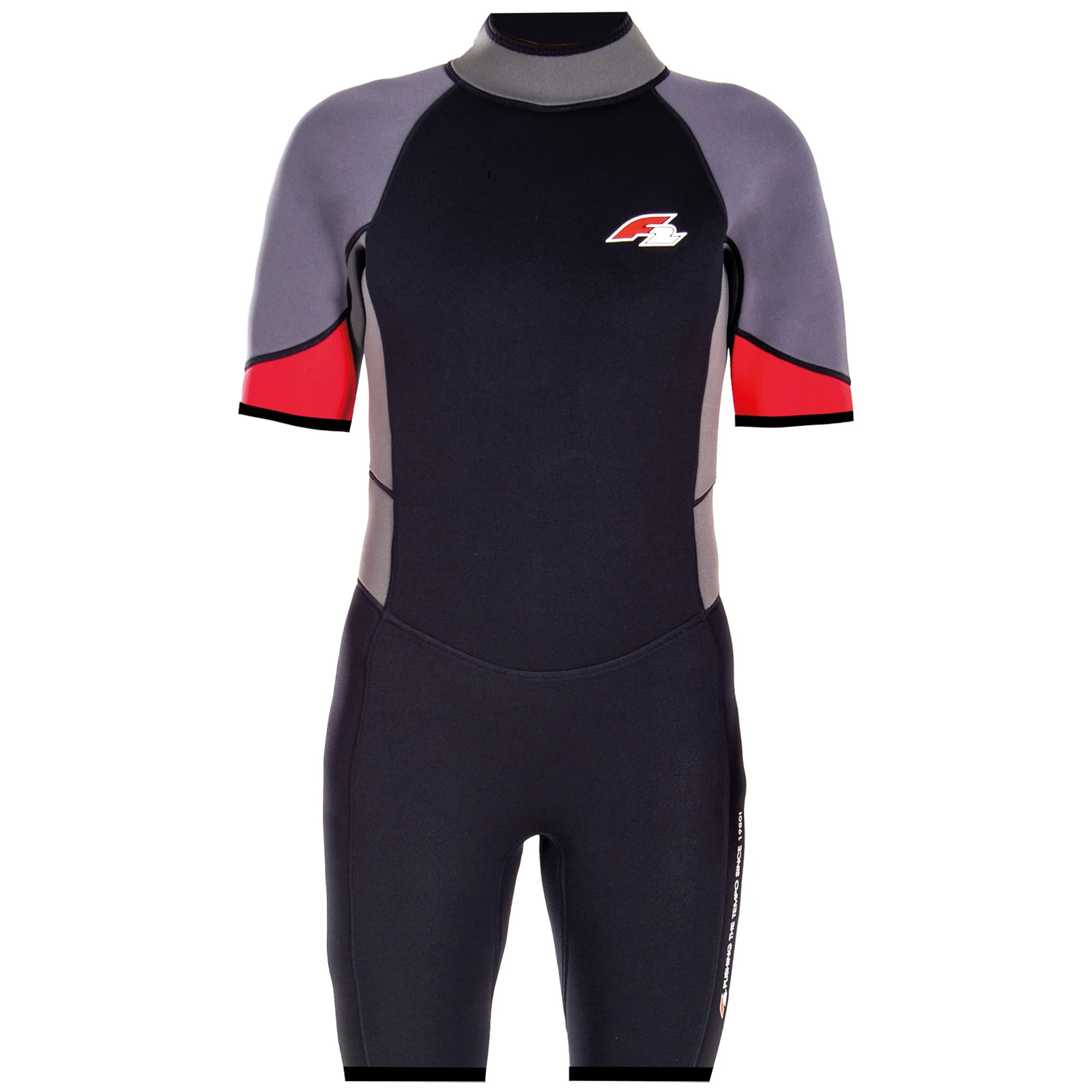 F2 Herren Neopren Anzug Rebel - Shorty 3/2 mm   XL Rot 2024/25 - Image 21