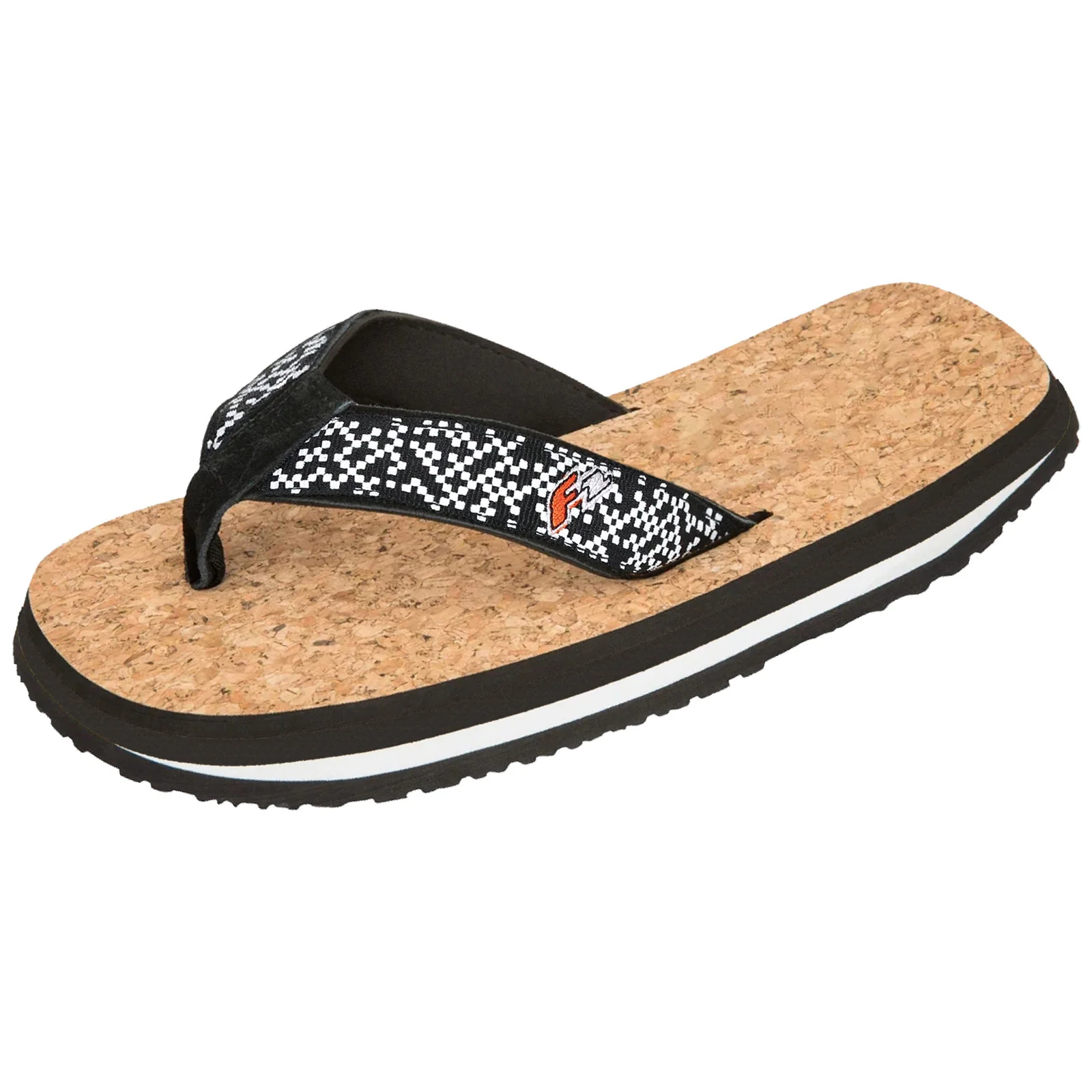 F2 Herren Schuhe Beach Slipper Comfort Flip Flops 42/43 Schwarz - Image 8