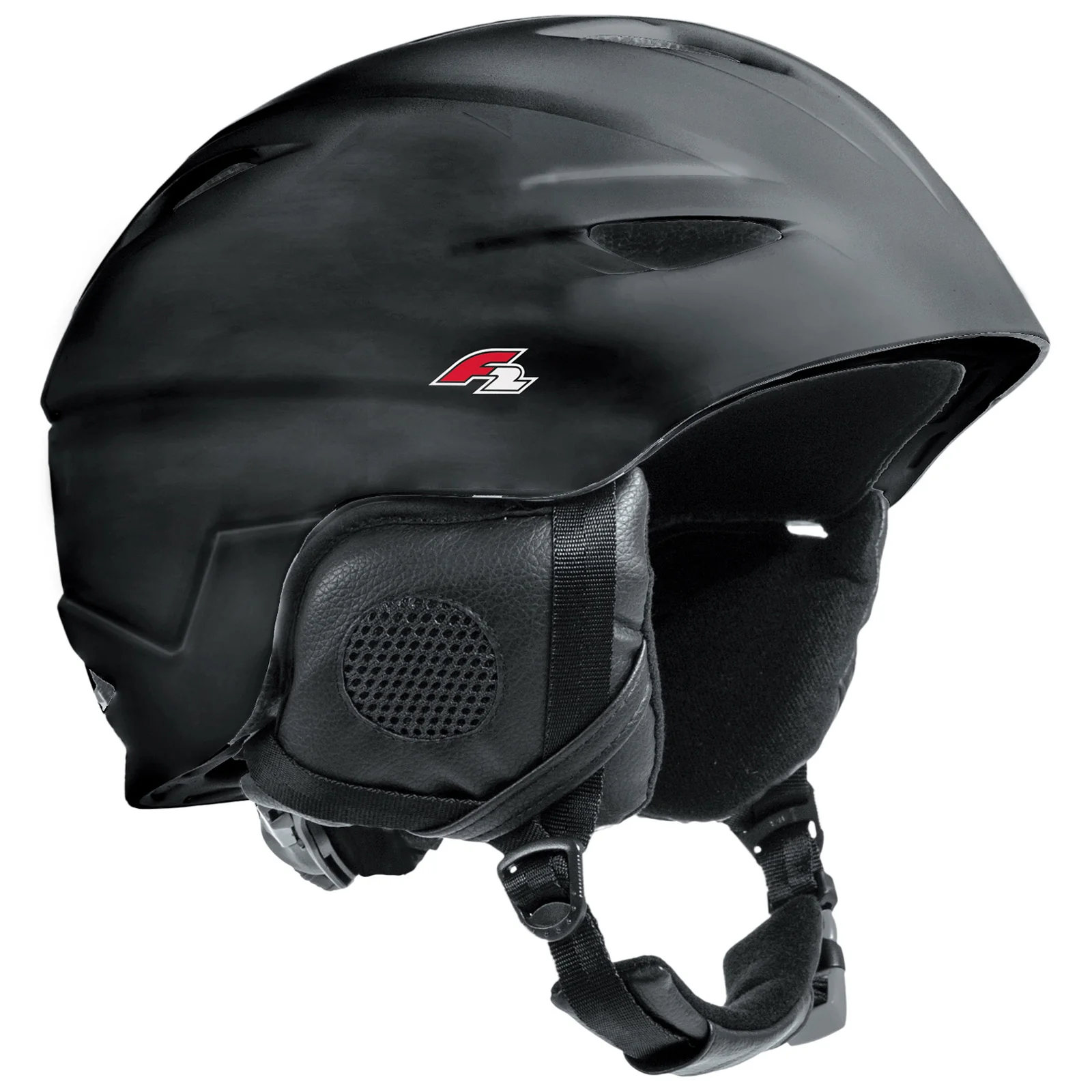 F2 Herren Snowboard Helm Helmet - TNT  XL Schwarz - Image 3
