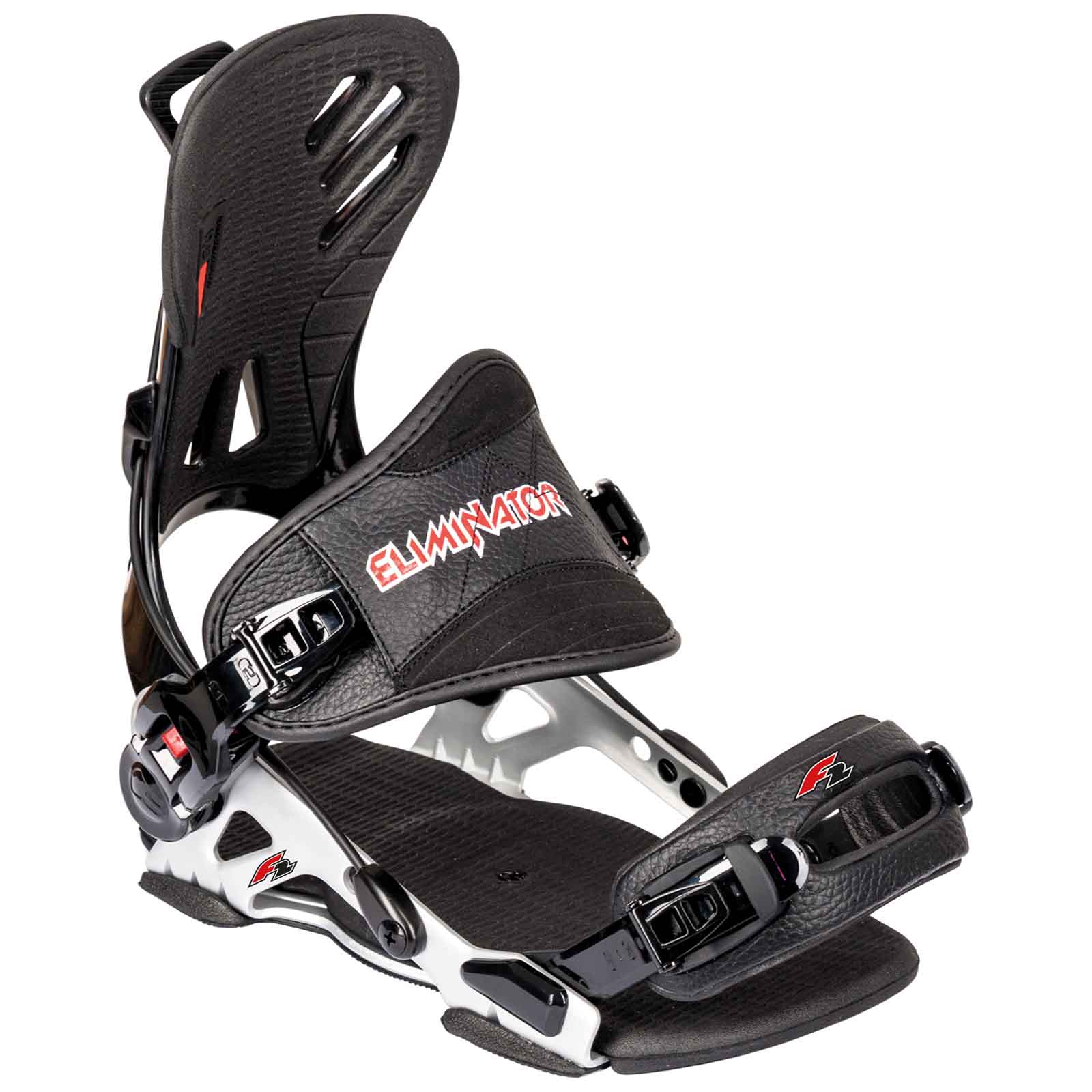 F2 Herren Snowboard Soft Bindung Soft BDG - Eliminator Carve Fastec L Silber - Image 10