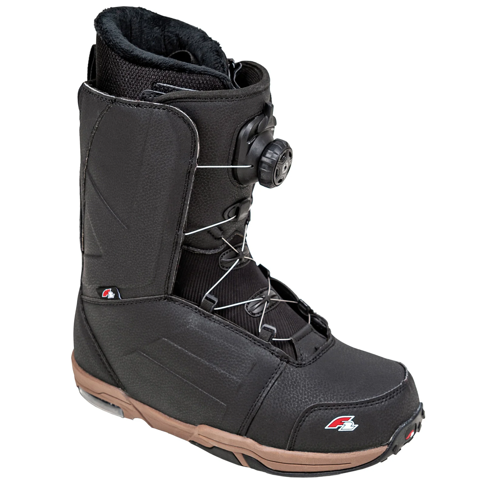 F2 Herren Snowboard Softboots Eliminator Dual TGF   Gr. 40 (MP 26,0) Schwarz - Image 2