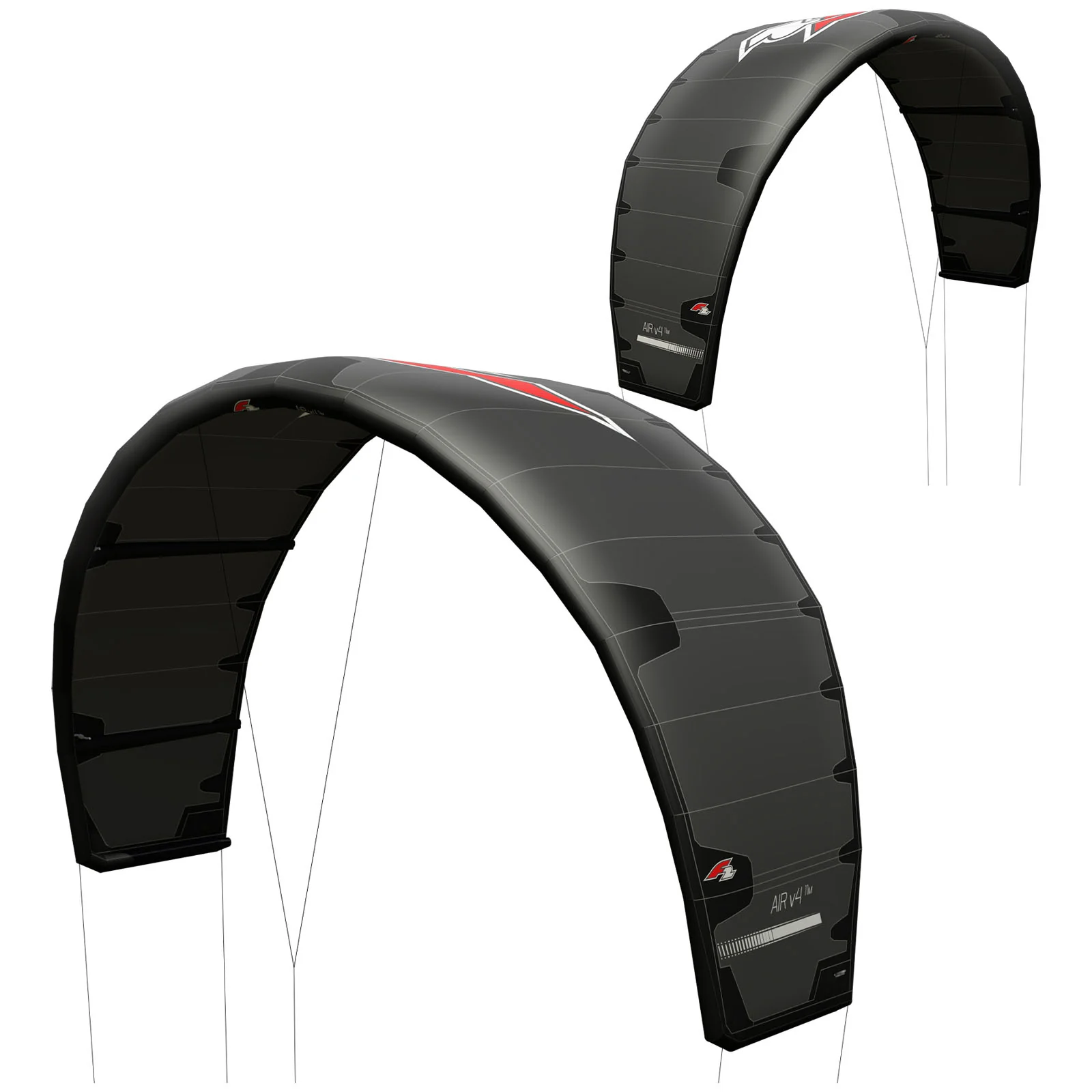 F2 Kite Air V4 13 qm Schwarz