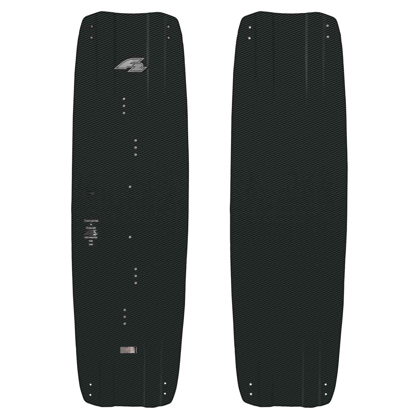 F2  Kiteboard Air Carbon Kitesurf Board 142cm Schwarz - Image 5