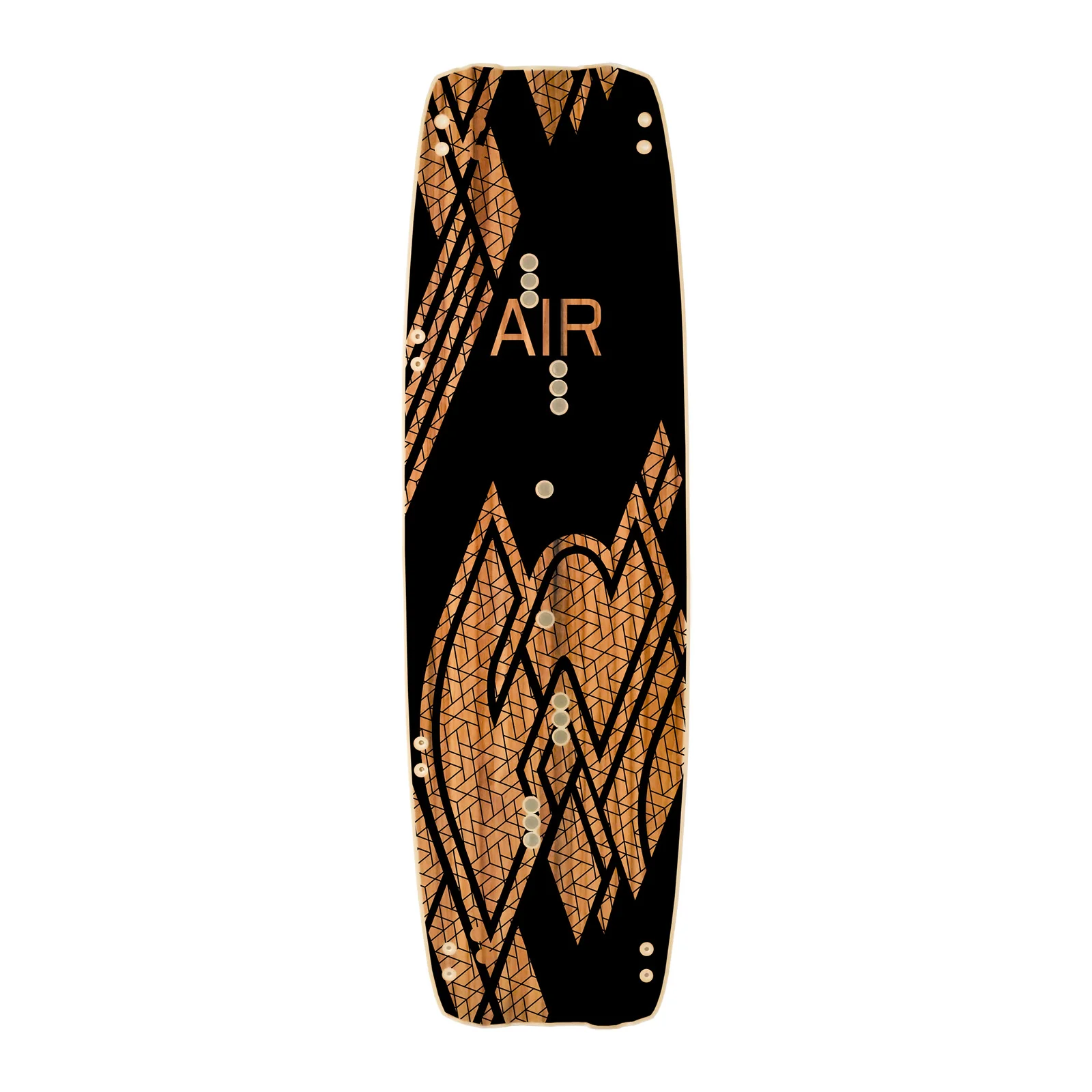 F2  Kiteboard Air Wood Icon Kitesurf Board 133cm Schwarz - Image 3