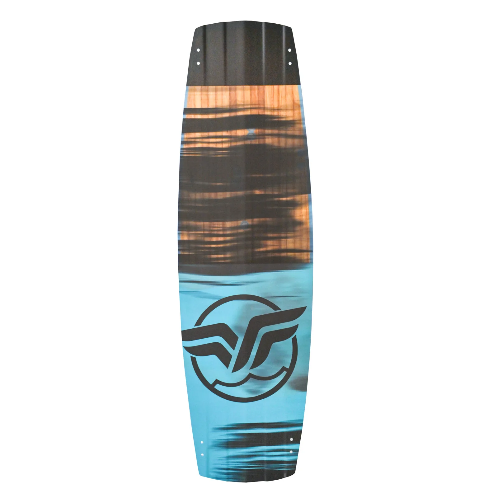 F2  Kiteboard Finn Flügel Promodel Wood Komplett 132cm Türkis - Image 3