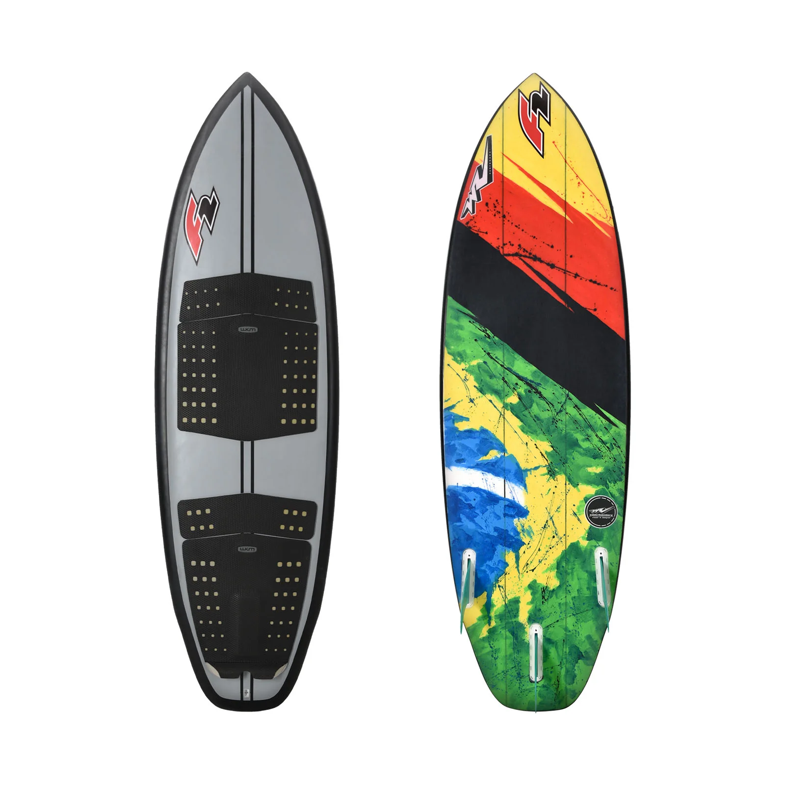 F2 Kiteboard Strapless Team Freeride 5' 2'' Multicolor - Image 3