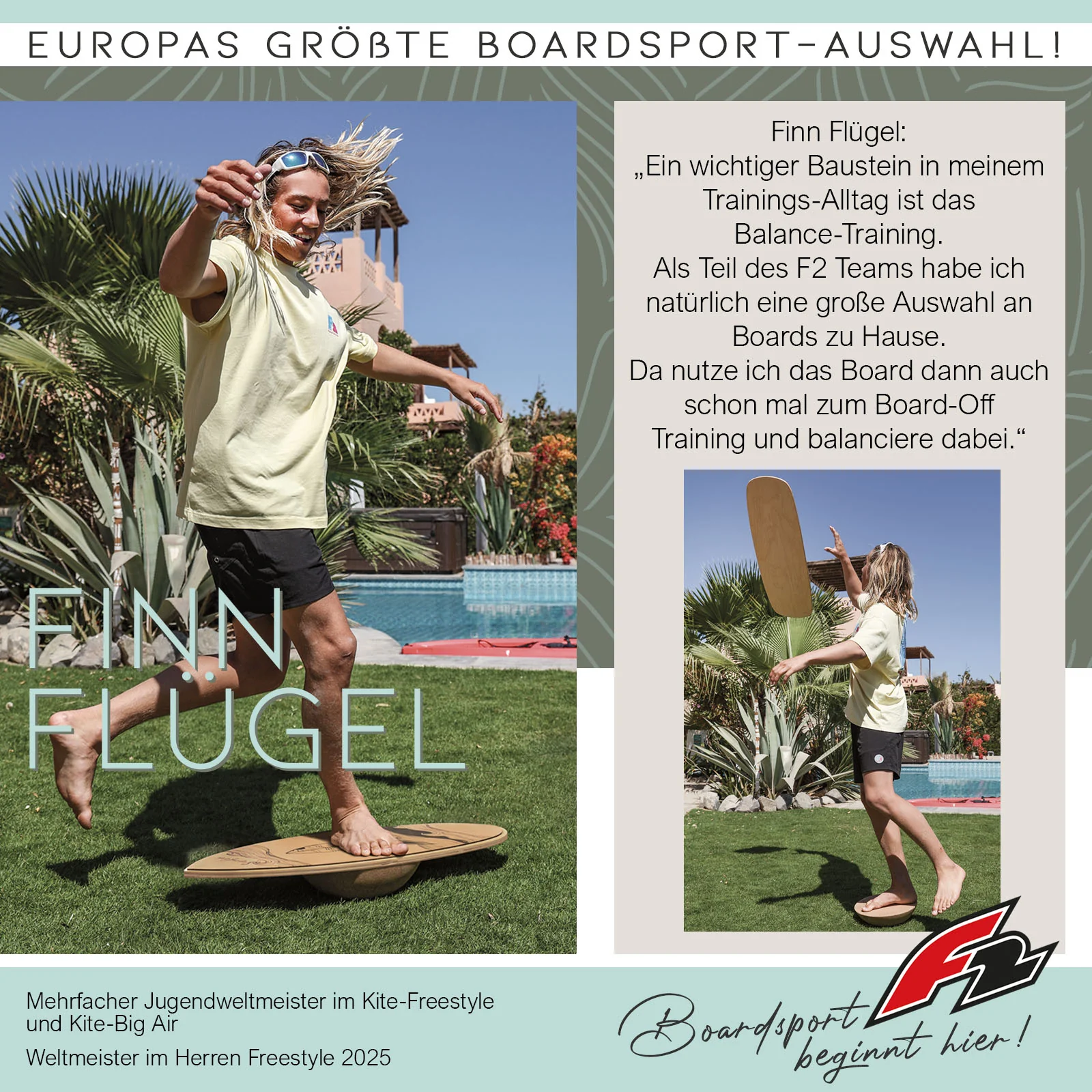F2 Kork Balance Board Pill 73x28cm Board Only - Image 28