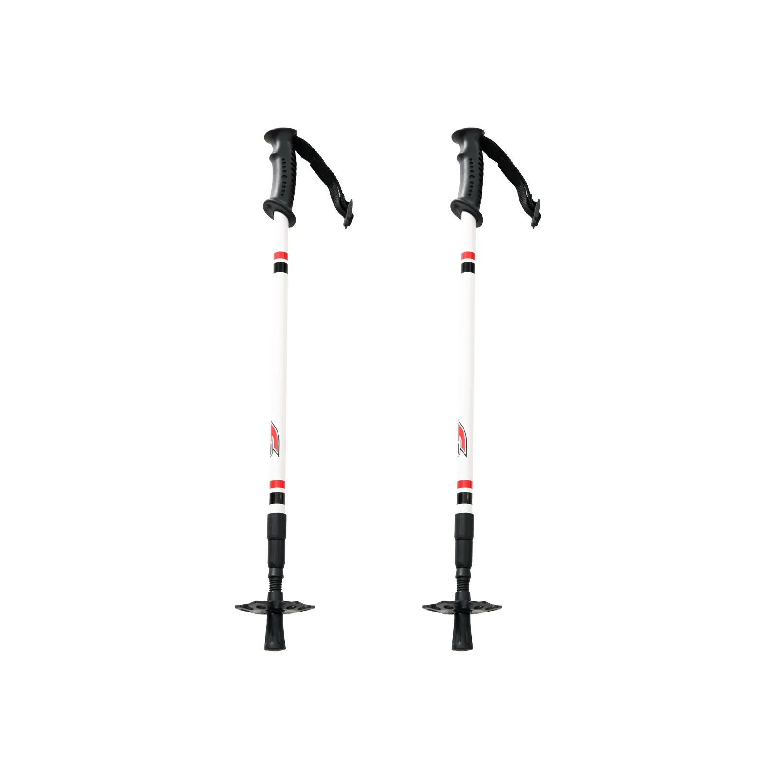 F2  Langlauf Ski Stöcke Vario Pole Tour Kids Verstellbar 60-100cm Weiss - Image 4