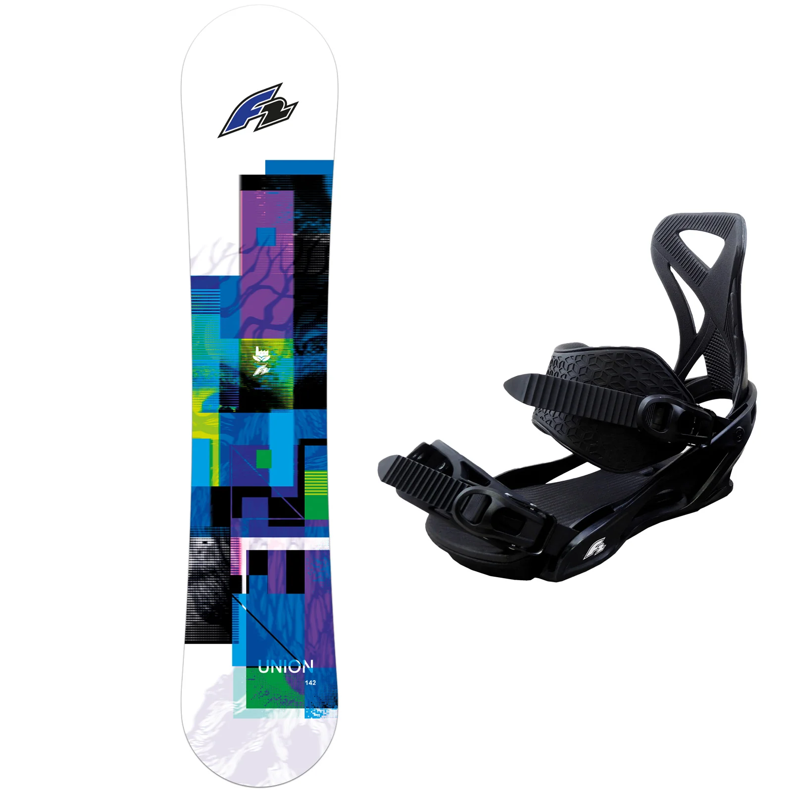 F2 Set Herren Snowboard Union Blue 162cm mit Bindung Sonic Pro L - Image 9