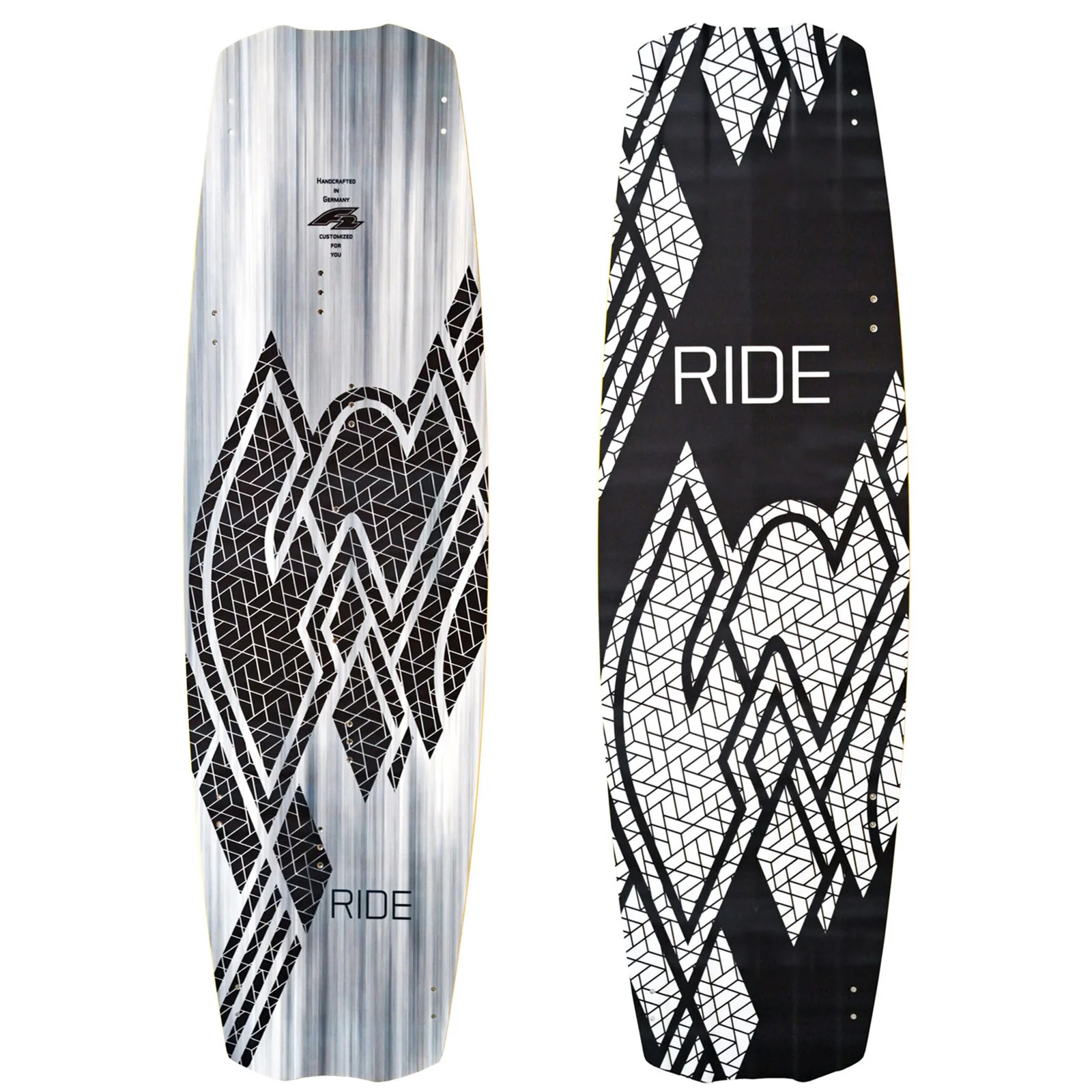 F2 Set Kite Ride V5 5qm + Kiteboard Ride White Icon 133cm + Control Bar  46cm - Image 23