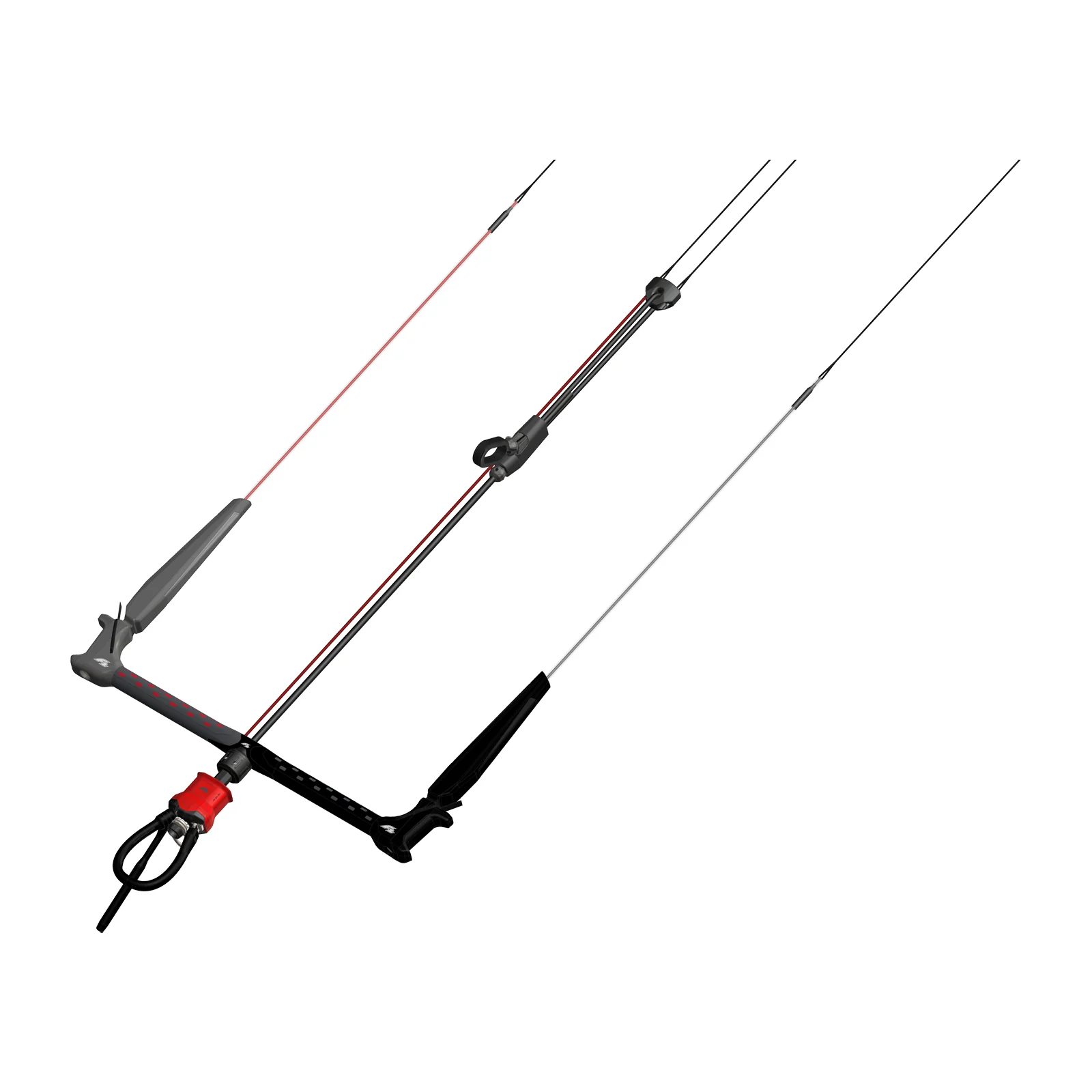 F2 Set Kite Sunset V1 7qm+Kiteboard Air Wood 142cm +Control Bar 46cm - Image 4