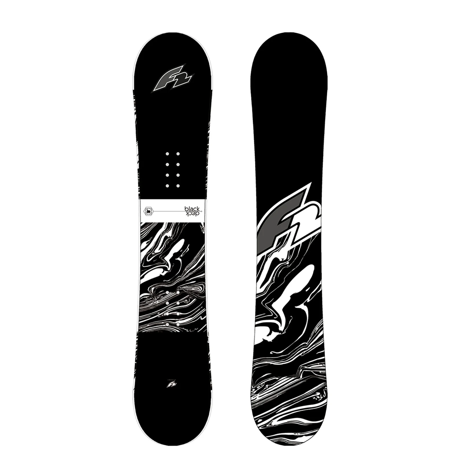 F2 Set Snowboard Blackdeck Schwarz 143cm + Sonic Pro Bindung M - Image 12