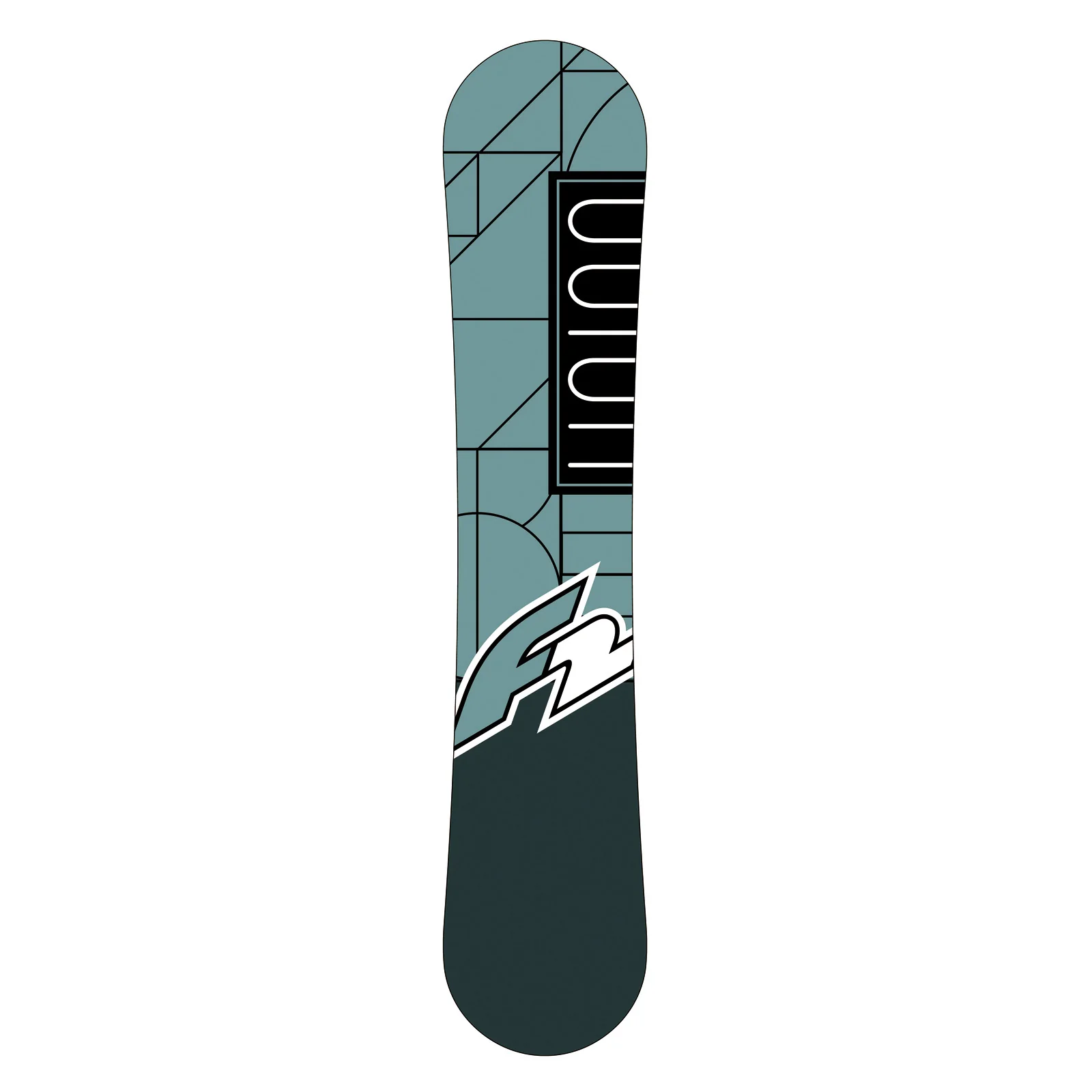 F2 Set Snowboard Junior Union Aqua 120cm + Pipe Bindung S - Image 7