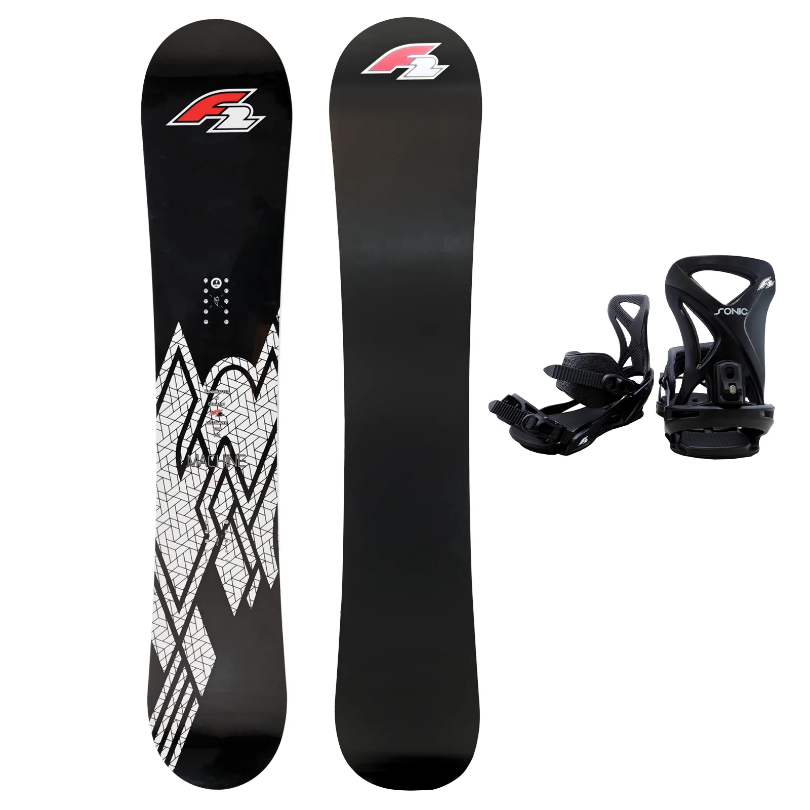 F2 Set Snowboard Rental Machine 150cm + Sonic Bindung M - Image 31