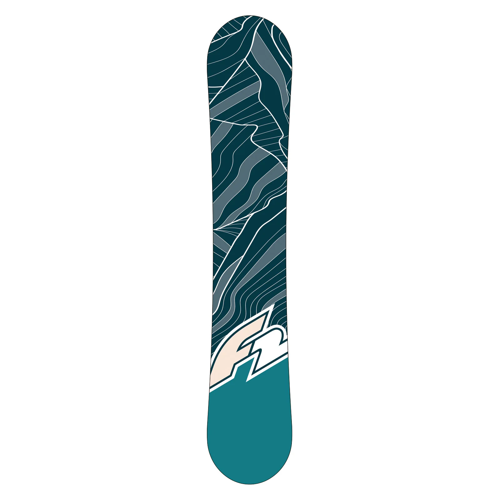 F2 Set Snowboard T-Ride Wood Weiss 157cm + Sonic Pro Bindung L - Image 29