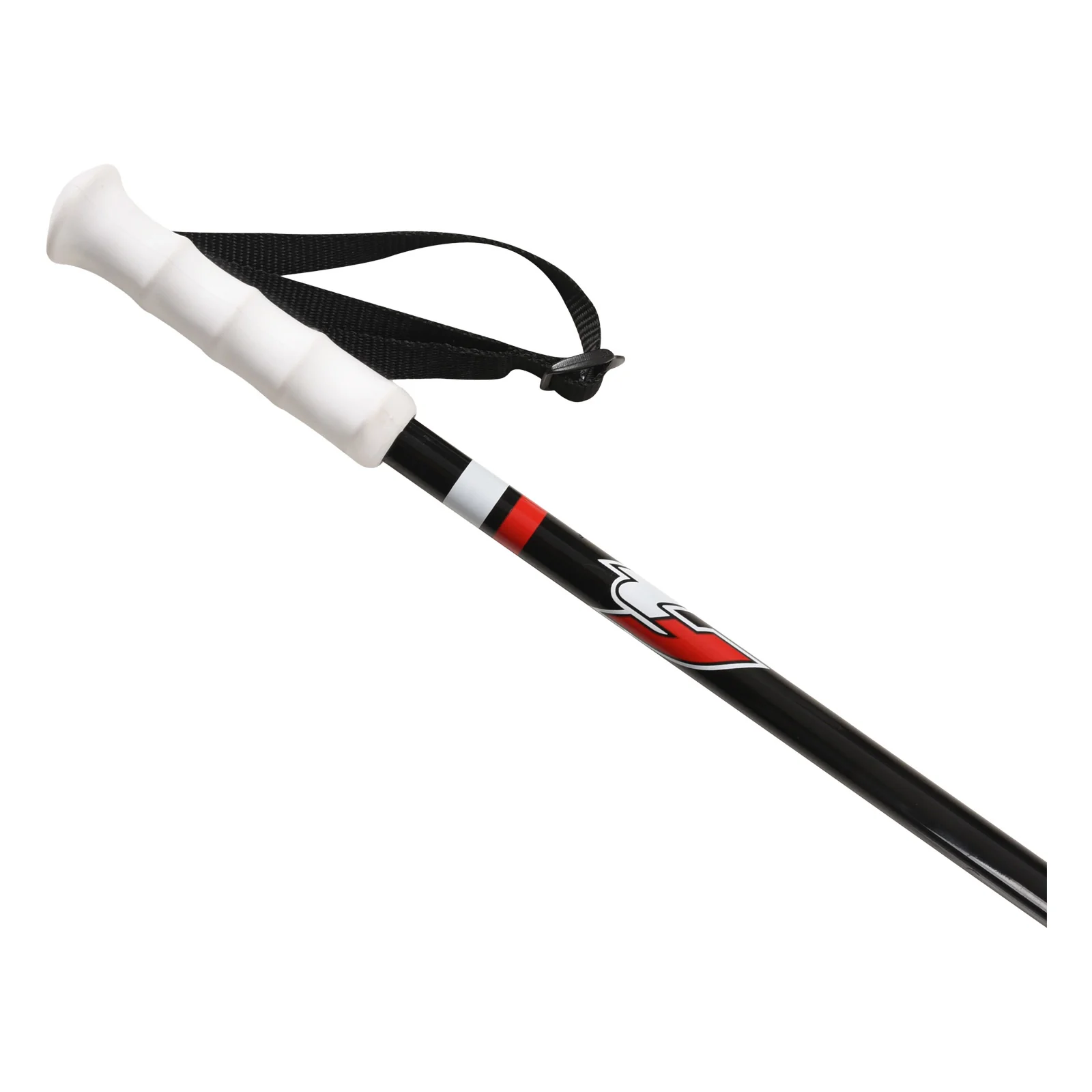 F2   SKI Stöcke Ski Pole - Aluminium  110 cm Schwarz - Image 2