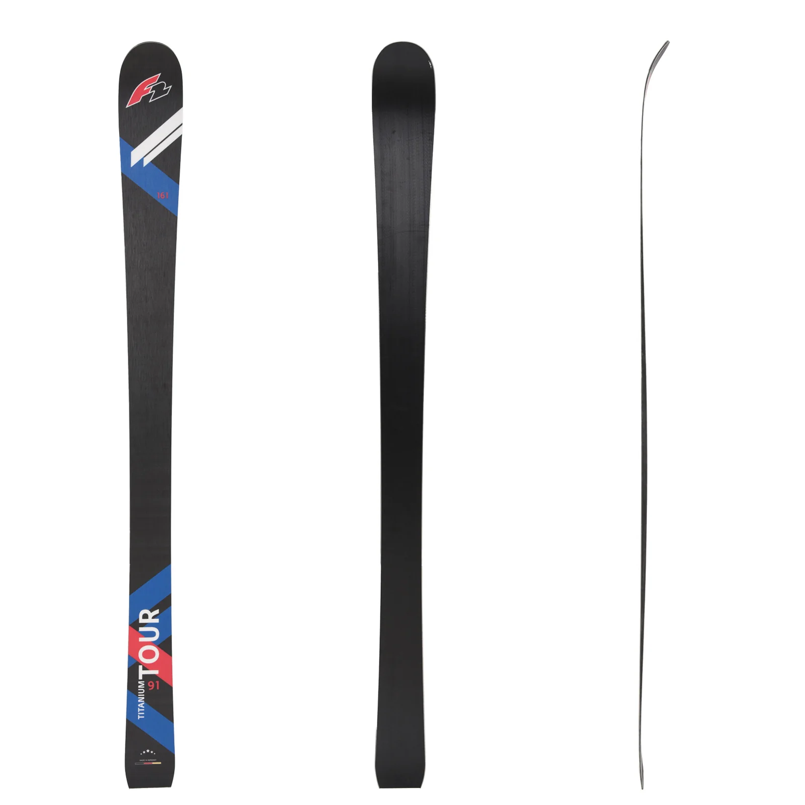 F2 Ski Touring Ski 168 cm Schwarz - Image 13