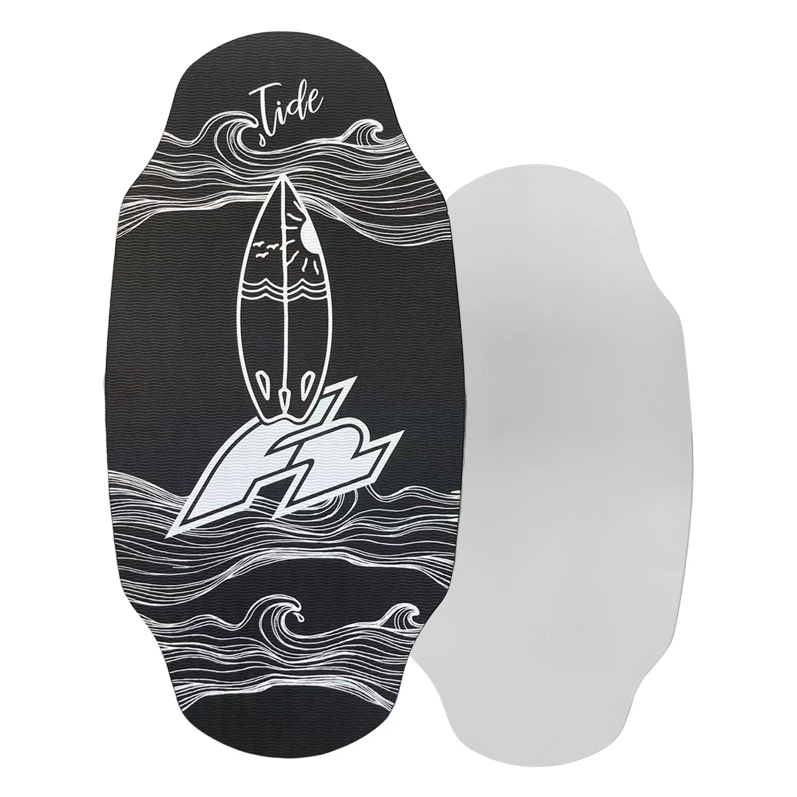 F2  Skim Board Eva Tide Surfbrett 40" Schwarz - Image 4