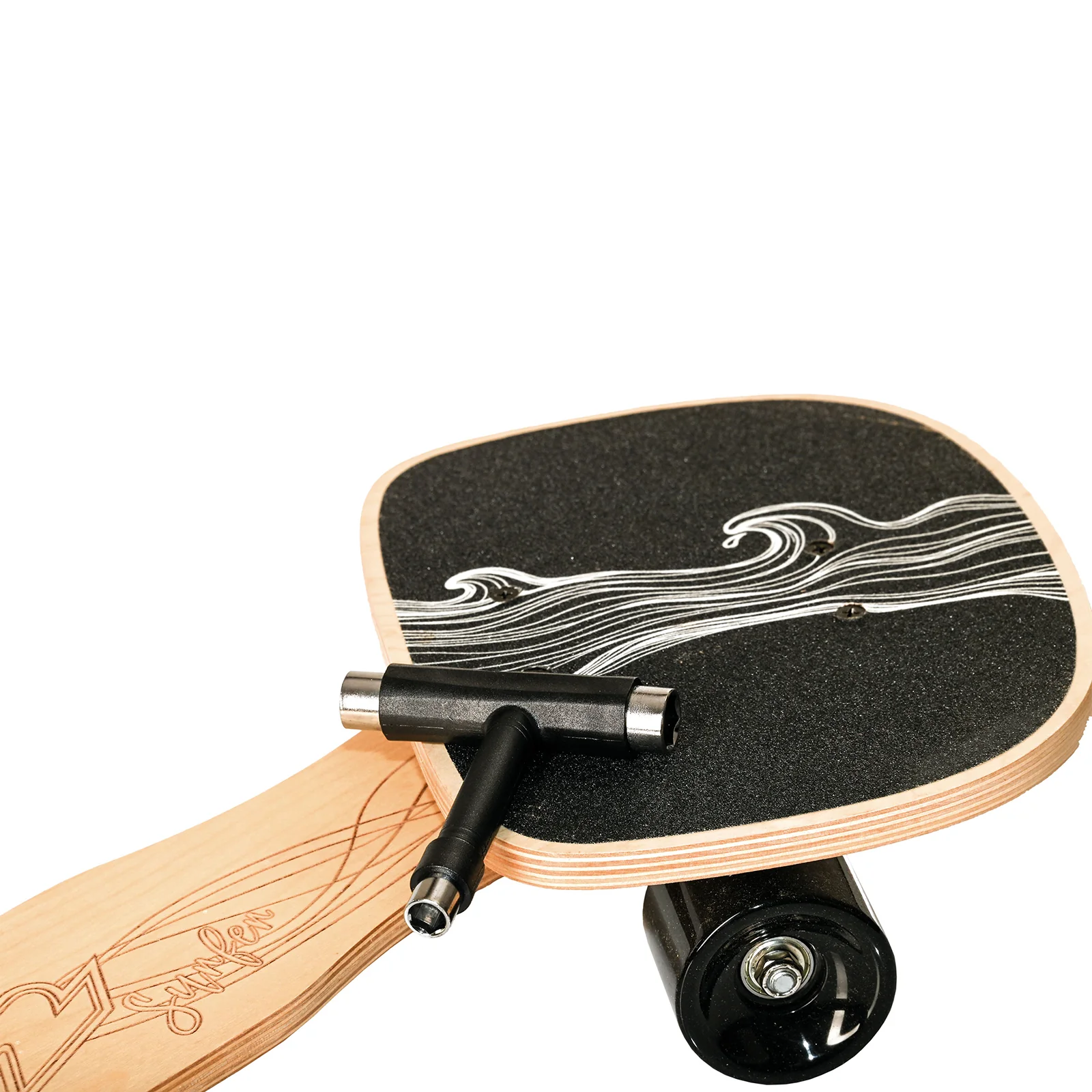F2  Snake-Carver Carving Board Street Surfer Skateboard  Holz 2025 - Image 5