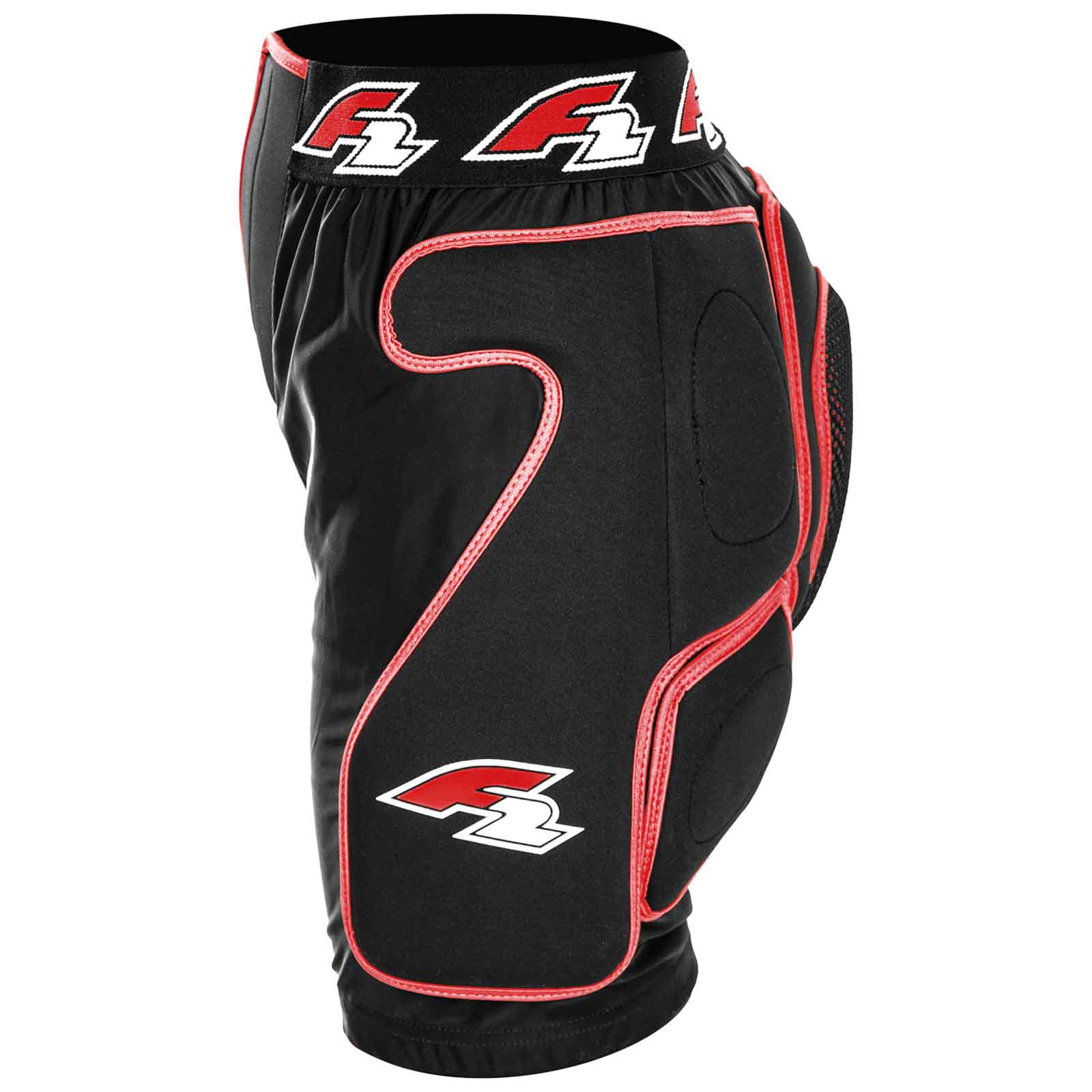 F2 Snowboard Hose Protector - Pant Soft XL Schwarz/Rot - Image 11