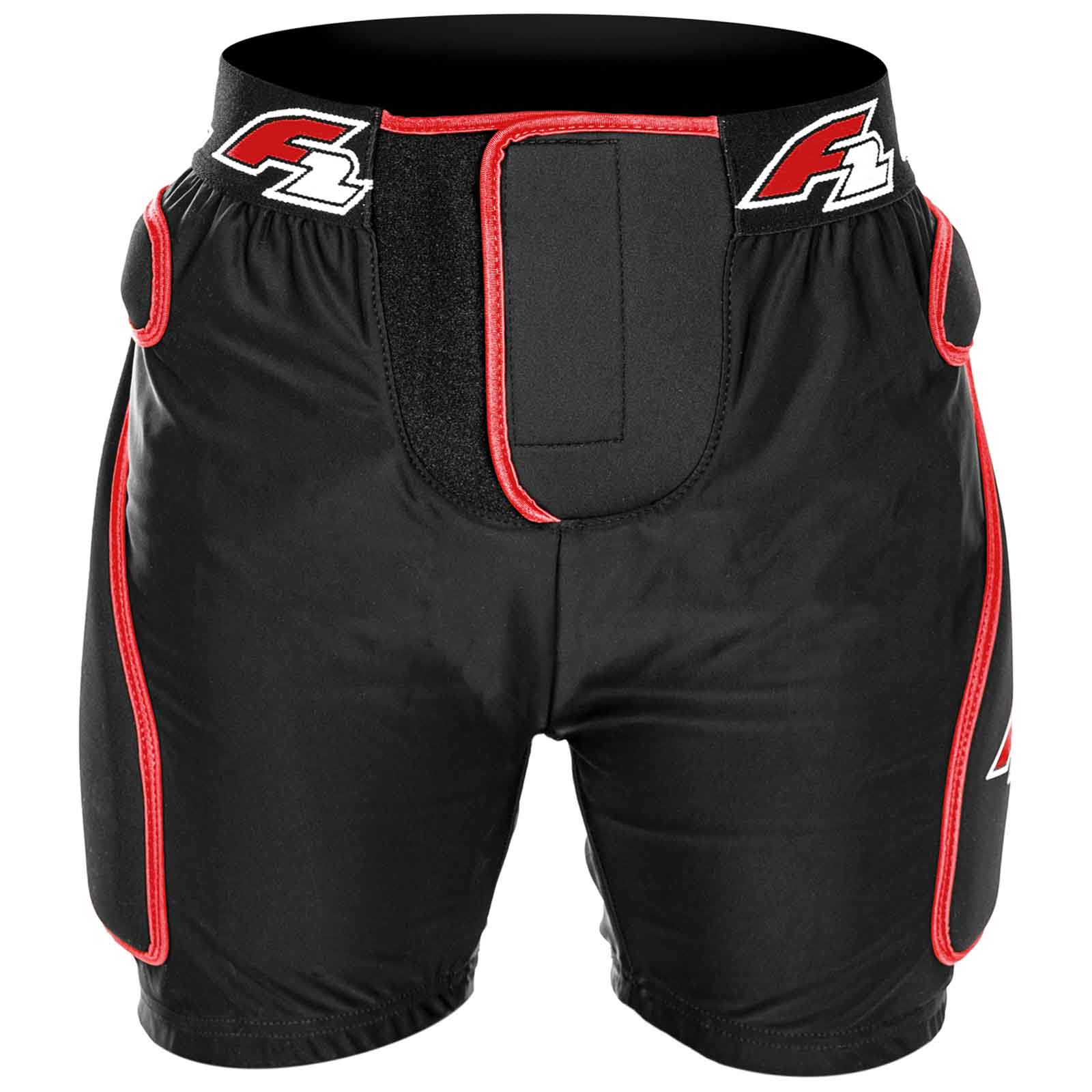 F2 Snowboard Hose Protector - Pant Soft XL Schwarz/Rot - Image 9