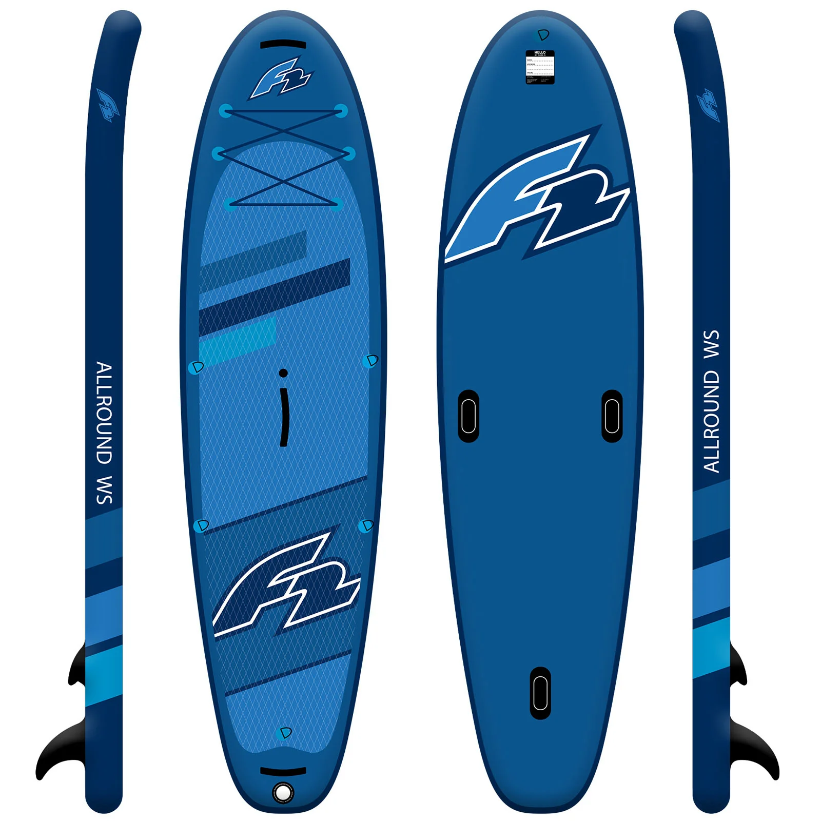 F2  SUP Stand Up Paddle Board Allround Air WS  10'0''  Blau - Image 2