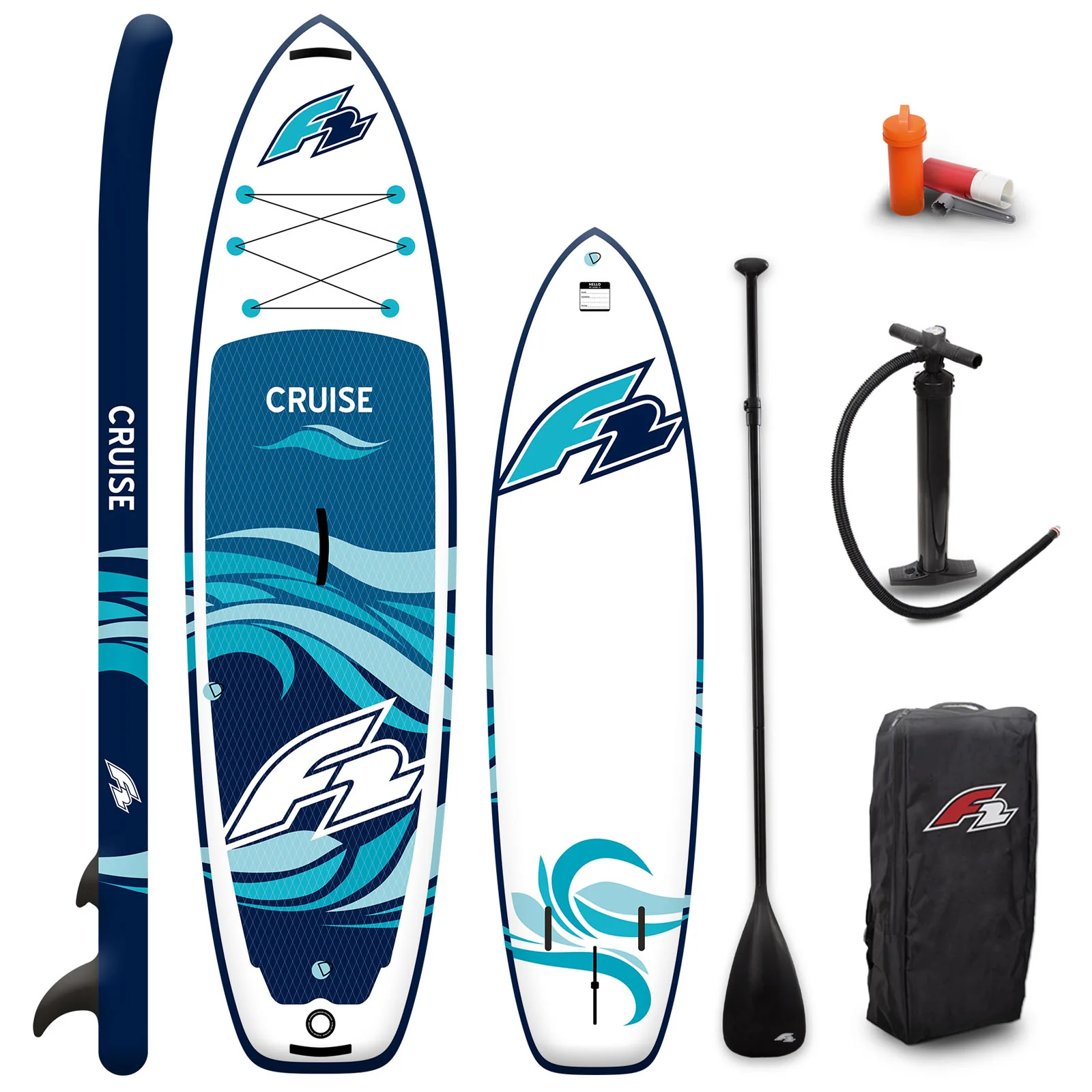 F2 SUP Stand Up Paddle Board Cruise HFT 10'6'' Türkis