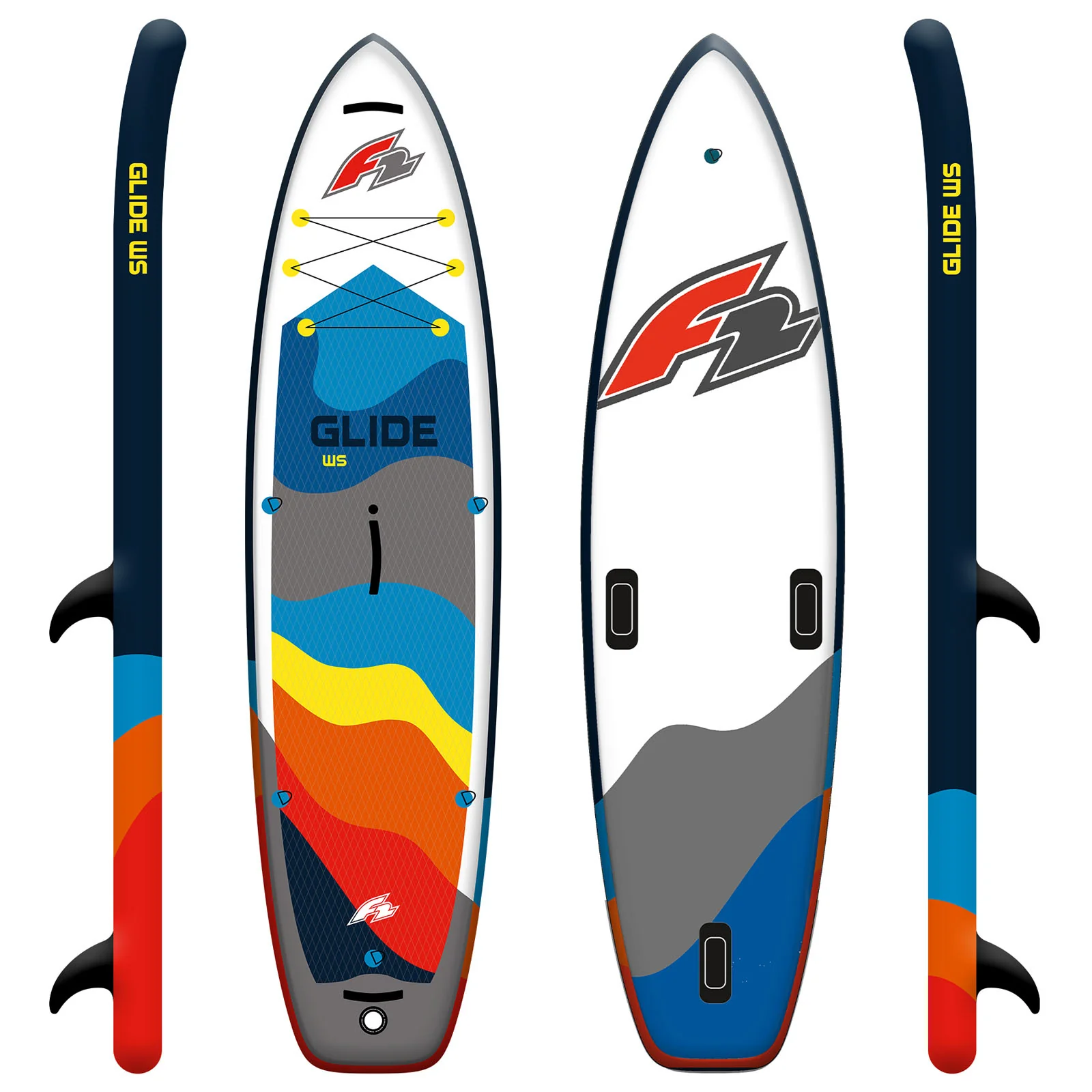 F2  SUP Stand Up Paddle Board Glide WS  10'8''  Grau - Image 2