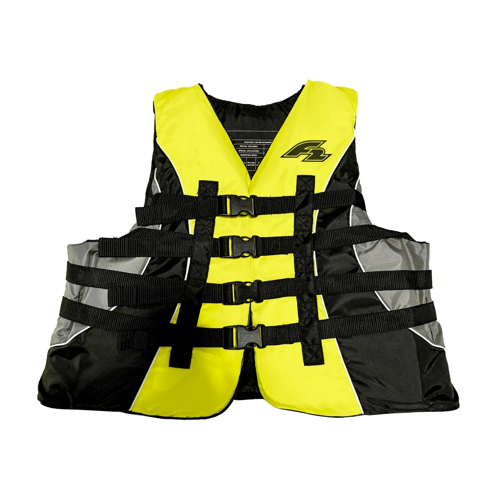F2  SUP Weste Protection Vest Auftriebsweste Schwimmweste M Gelb - Image 16