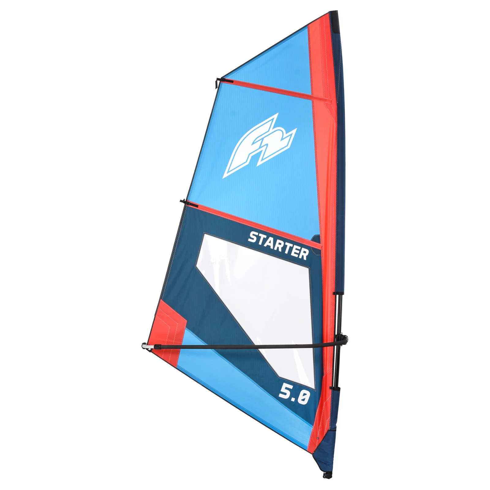 F2  Windsurf Segel Starter  5 qm Blau - Image 3